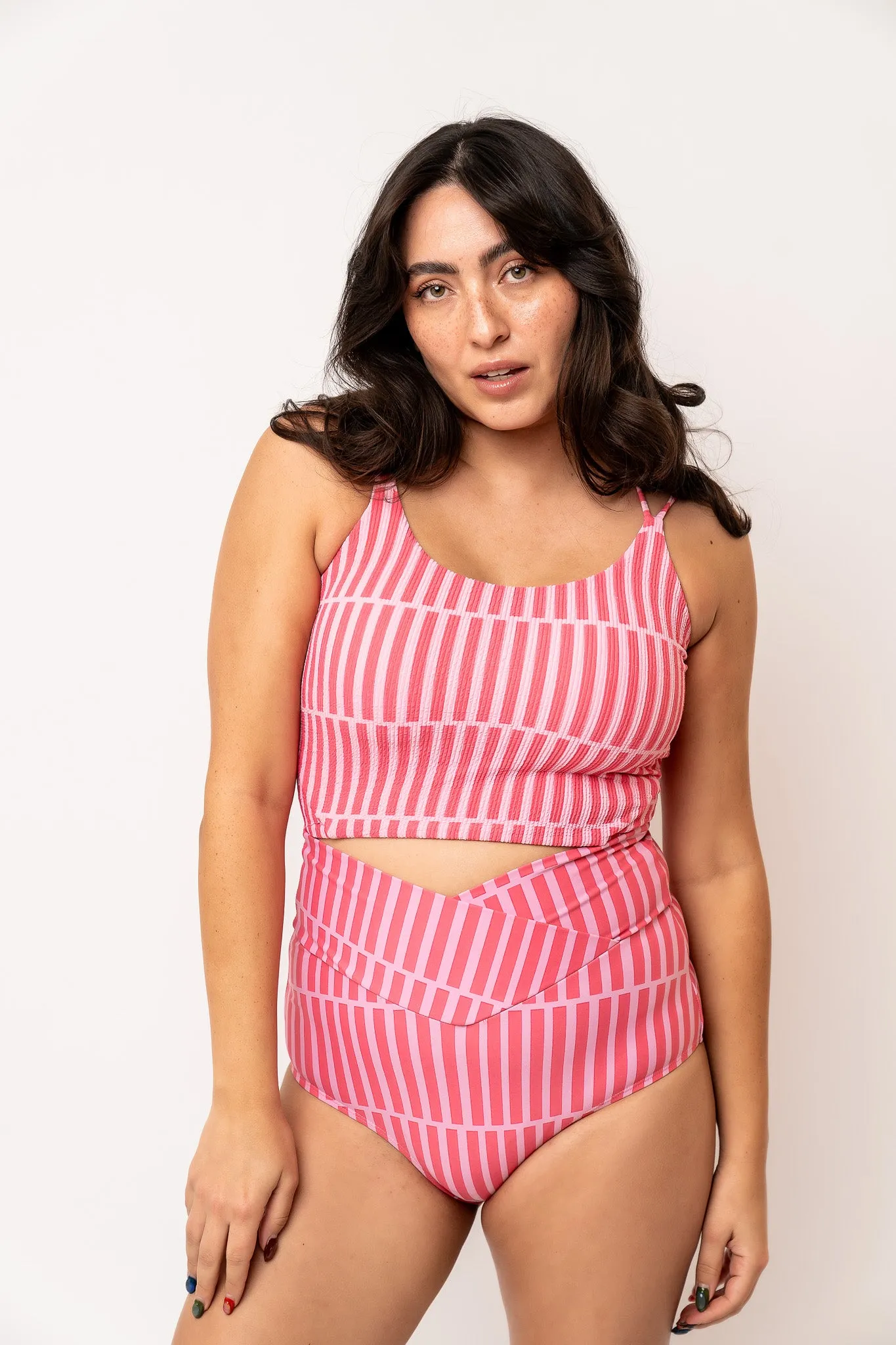 Destination Top | Pink Stripe