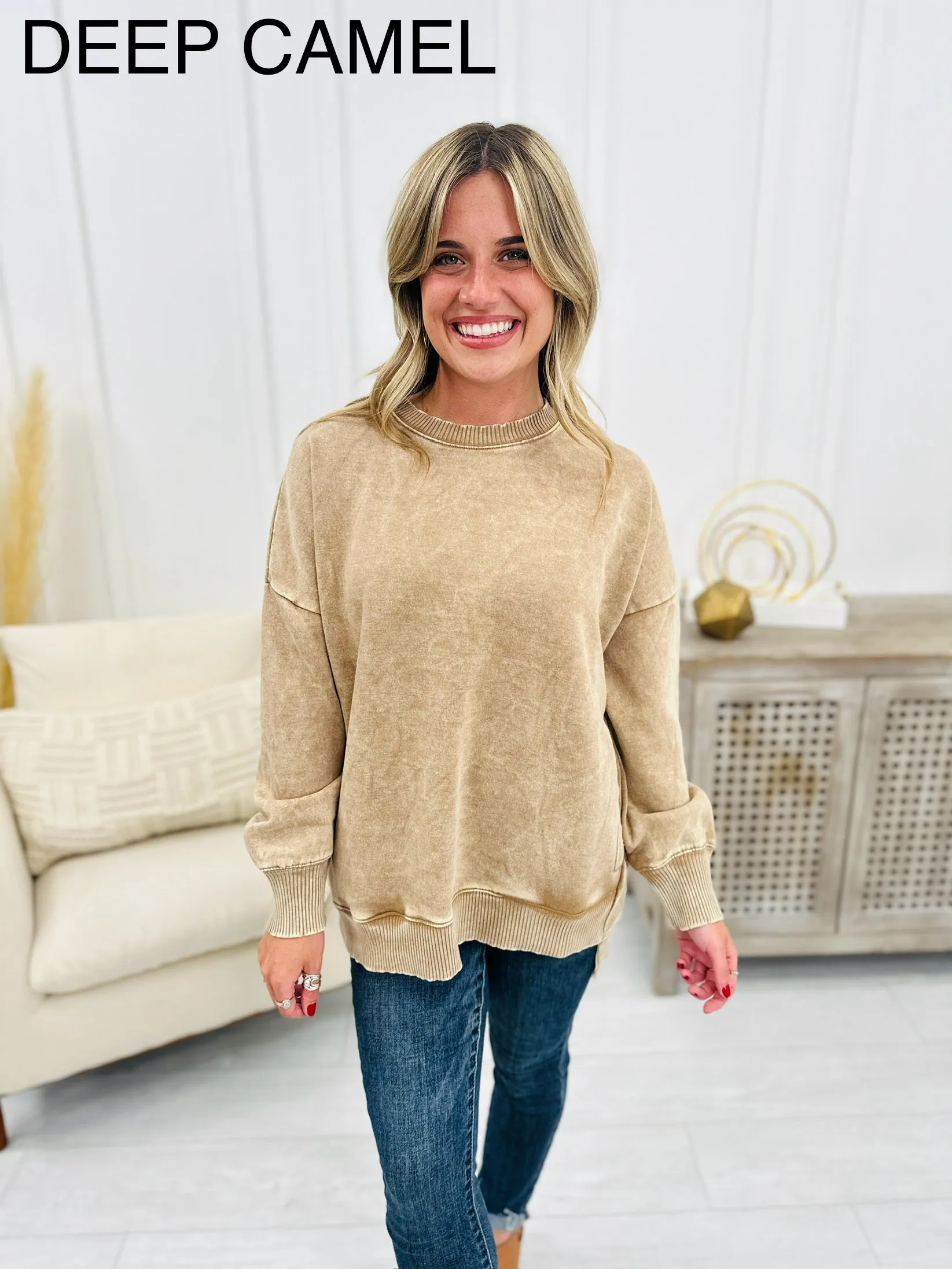 DOORBUSTER! REG/CURVY Collecting Moments Pullover- Multiple Colors!