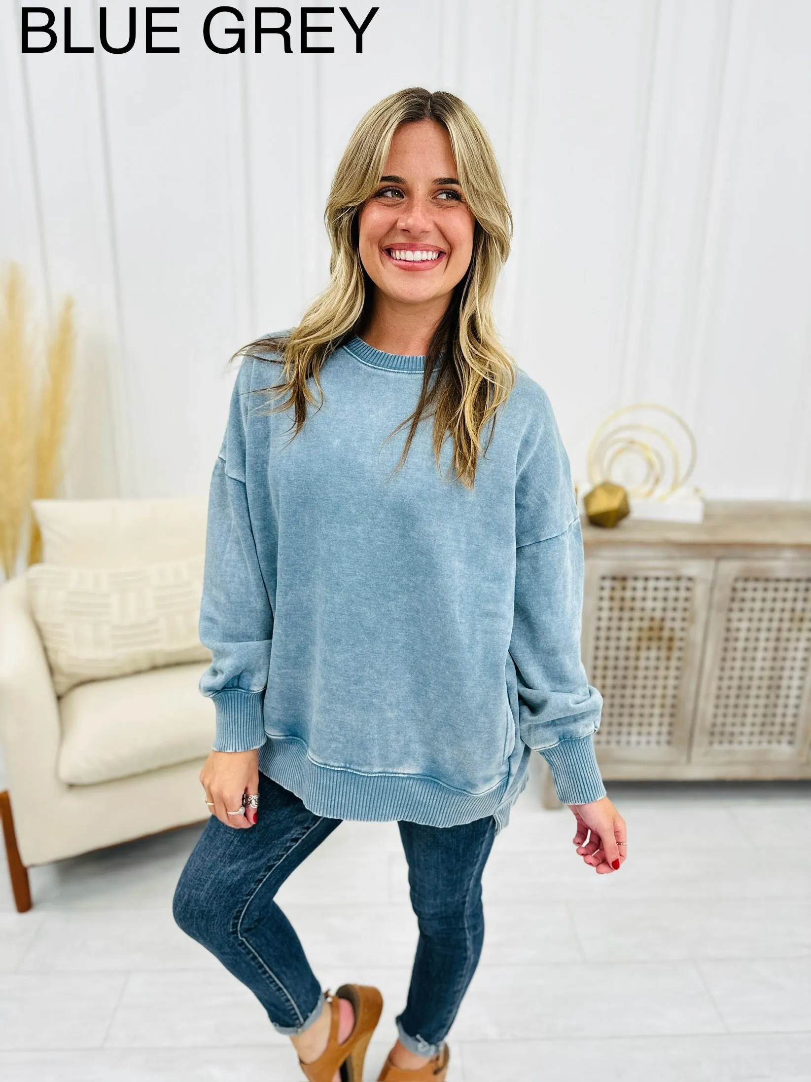 DOORBUSTER! REG/CURVY Collecting Moments Pullover- Multiple Colors!