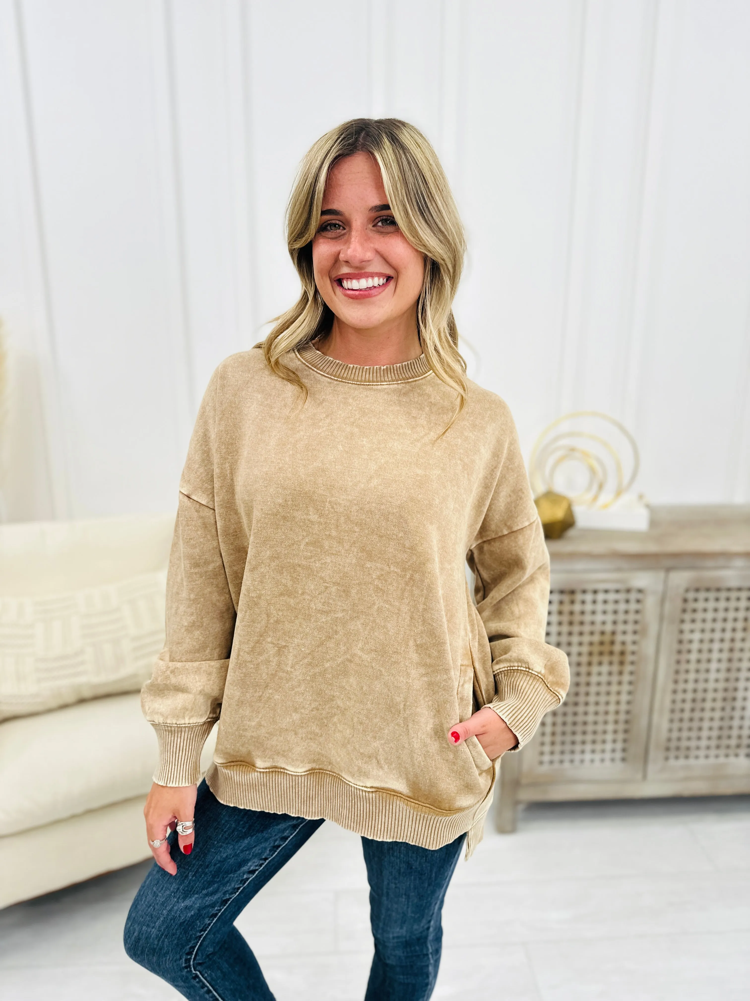 DOORBUSTER! REG/CURVY Collecting Moments Pullover- Multiple Colors!