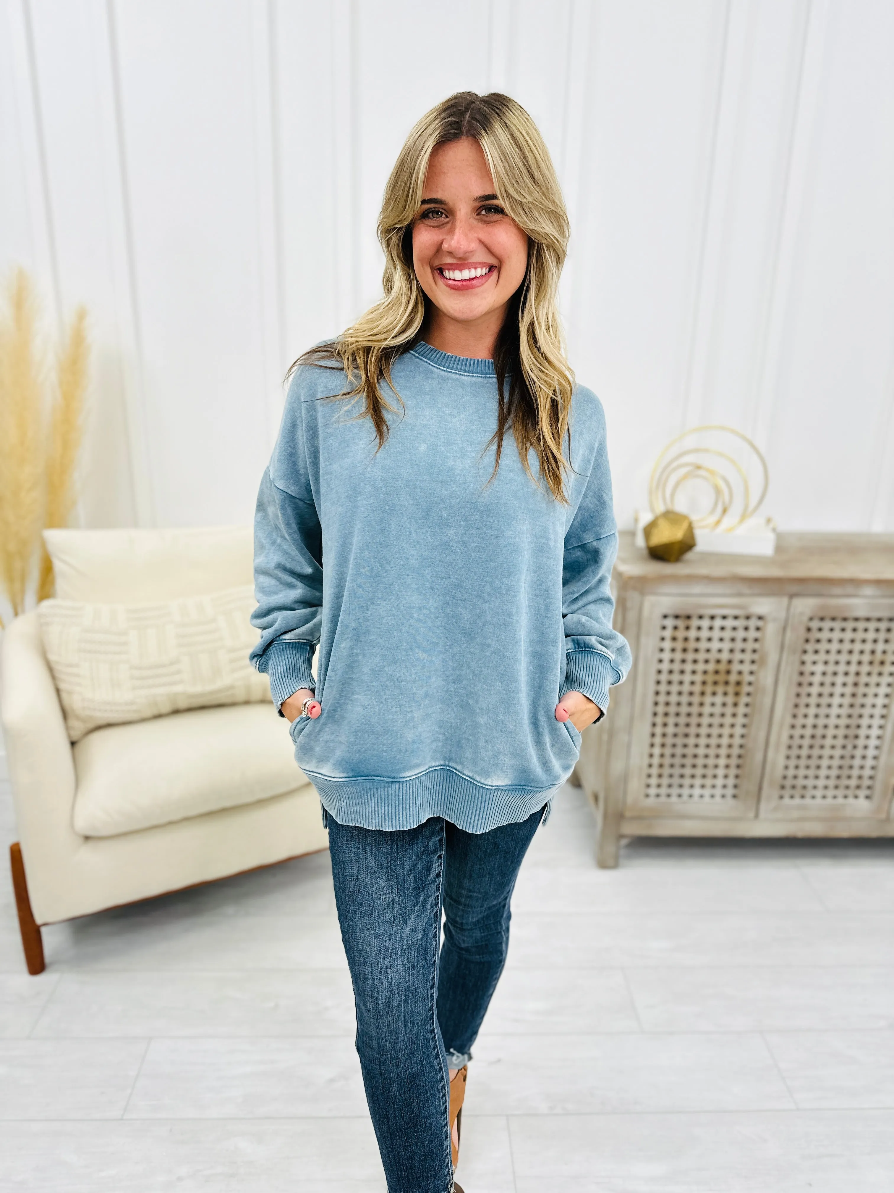 DOORBUSTER! REG/CURVY Collecting Moments Pullover- Multiple Colors!