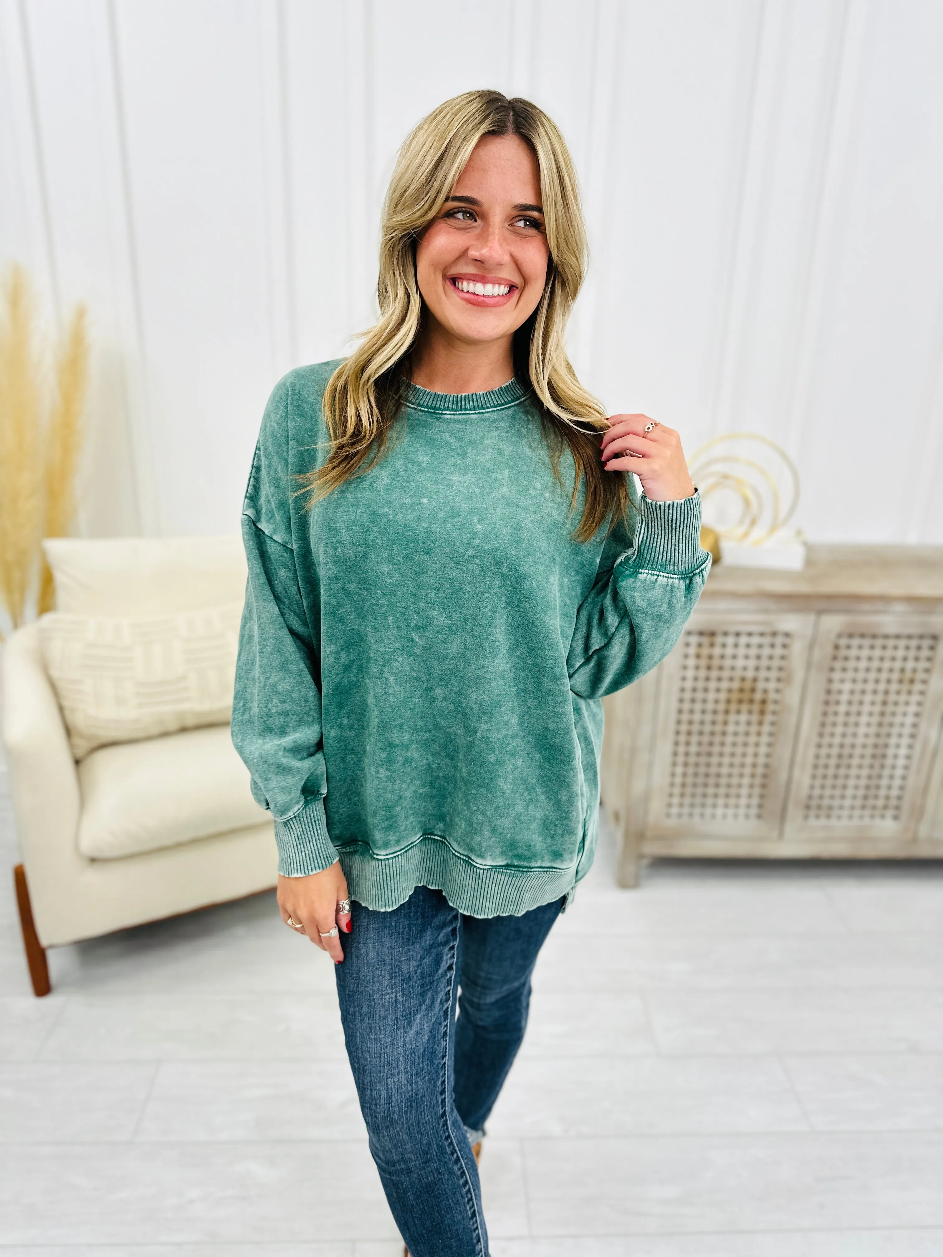 DOORBUSTER! REG/CURVY Collecting Moments Pullover- Multiple Colors!