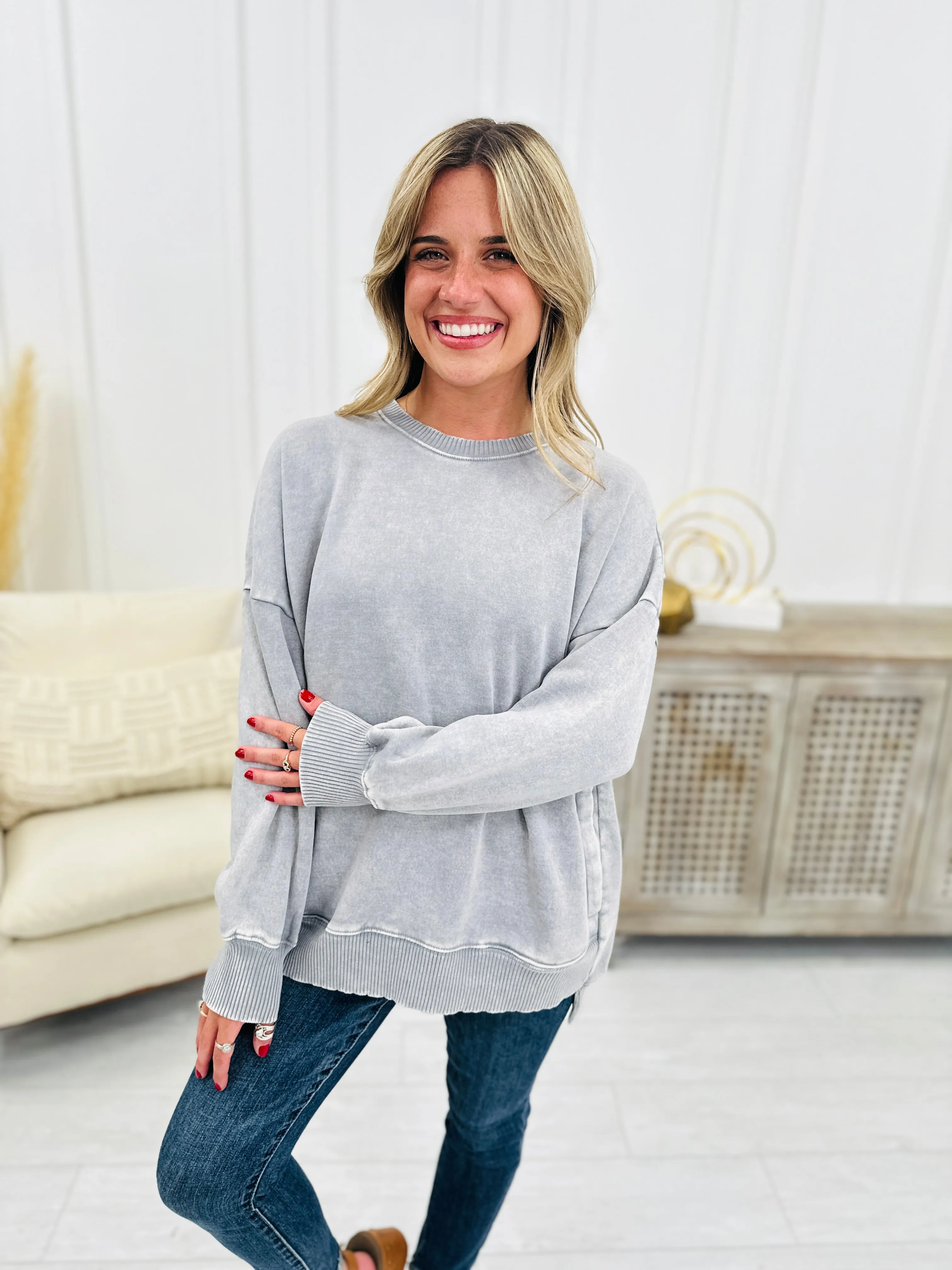 DOORBUSTER! REG/CURVY Collecting Moments Pullover- Multiple Colors!