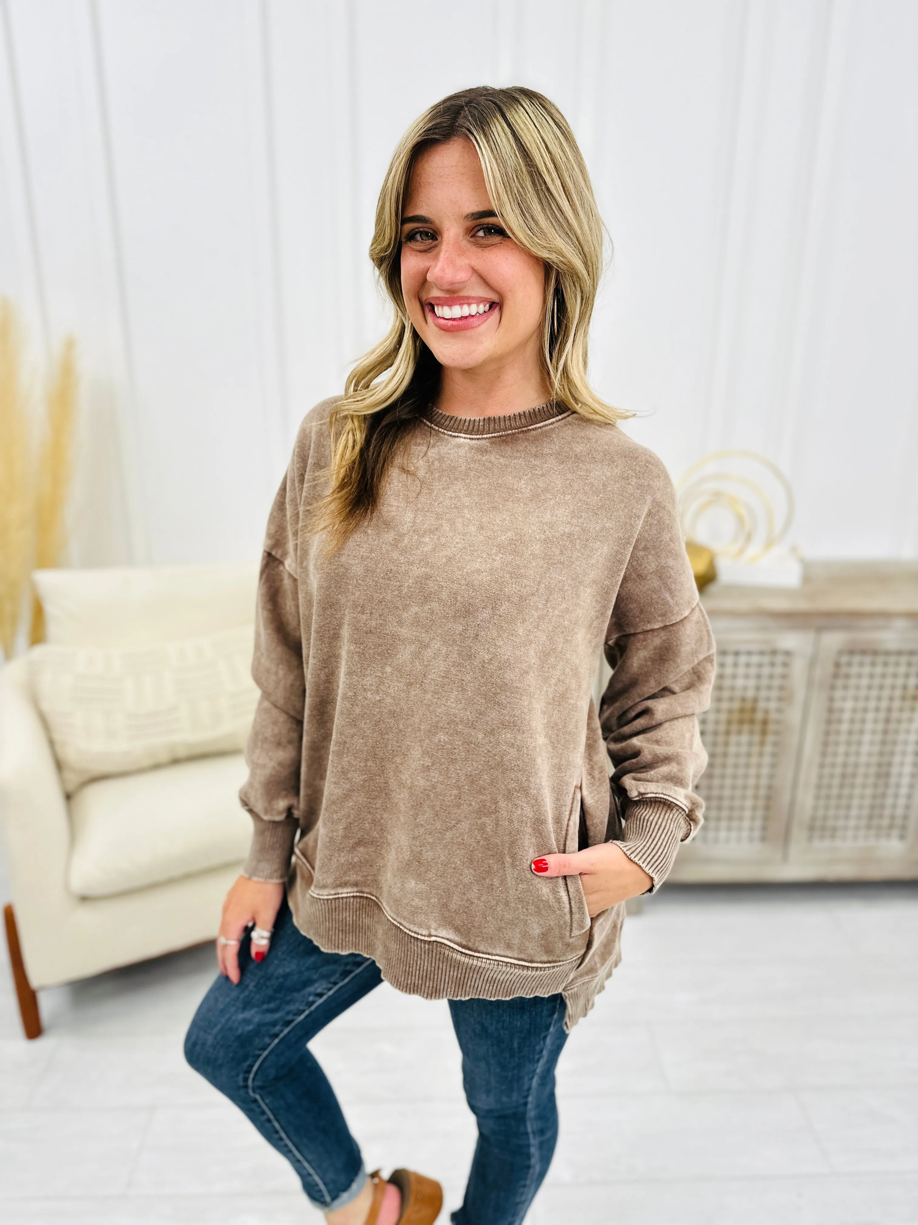 DOORBUSTER! REG/CURVY Collecting Moments Pullover- Multiple Colors!