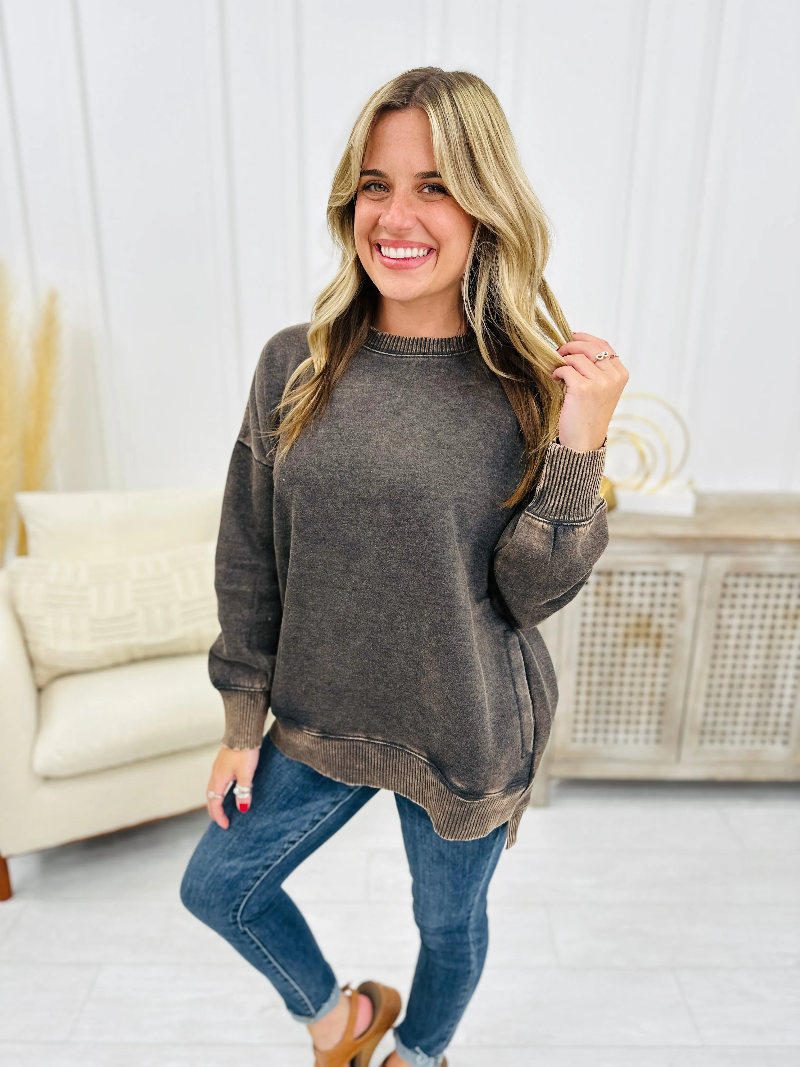 DOORBUSTER! REG/CURVY Collecting Moments Pullover- Multiple Colors!