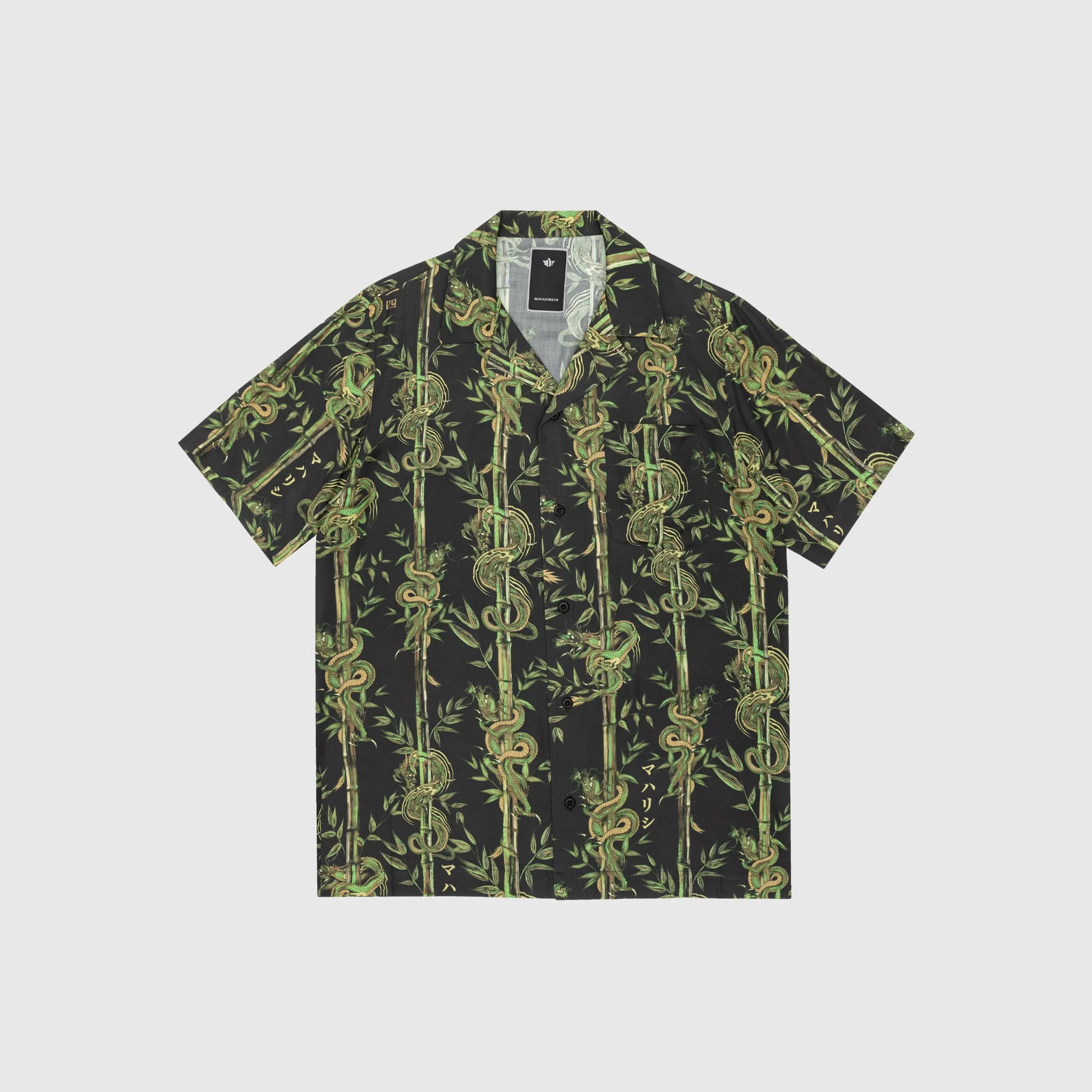 DRAGON BAMBOO CAMP COLLAR SHIRT