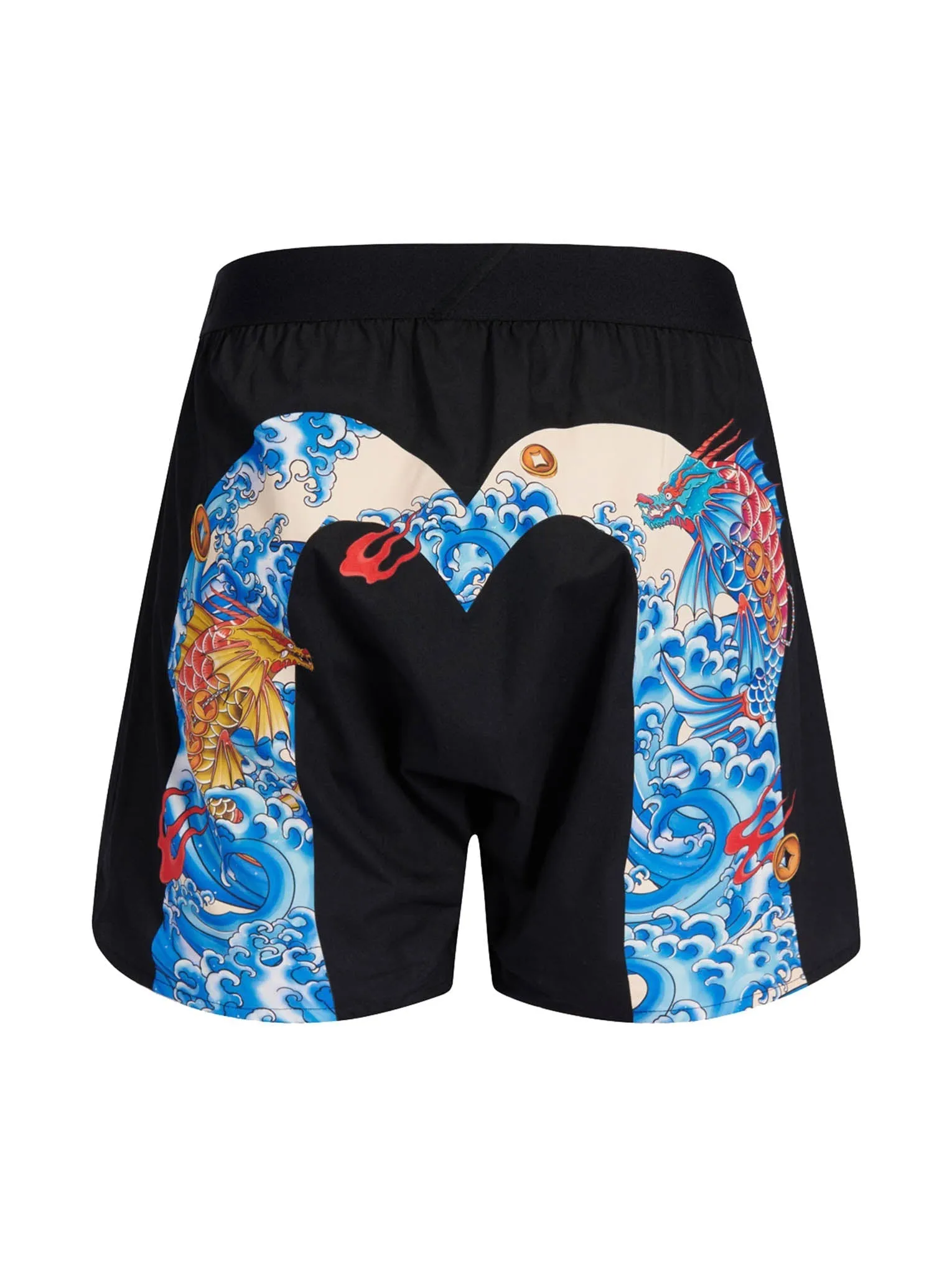 Dragon-Koi Daicock Print Boxer Shorts