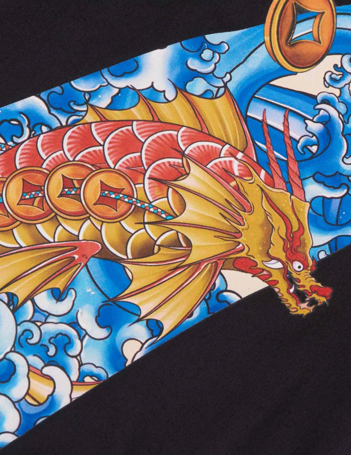 Dragon-Koi Daicock Print Boxer Shorts