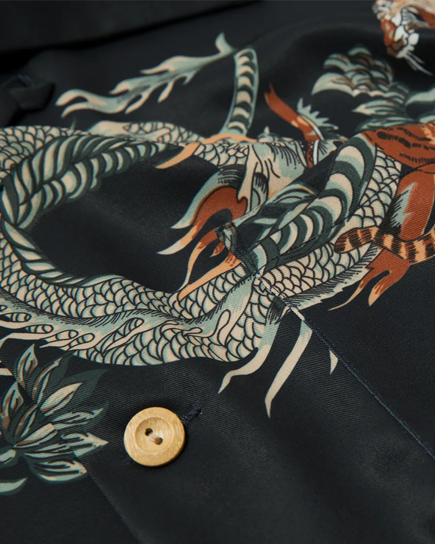 Dragon&Tiger Ukiyo-e Aloha Shirt