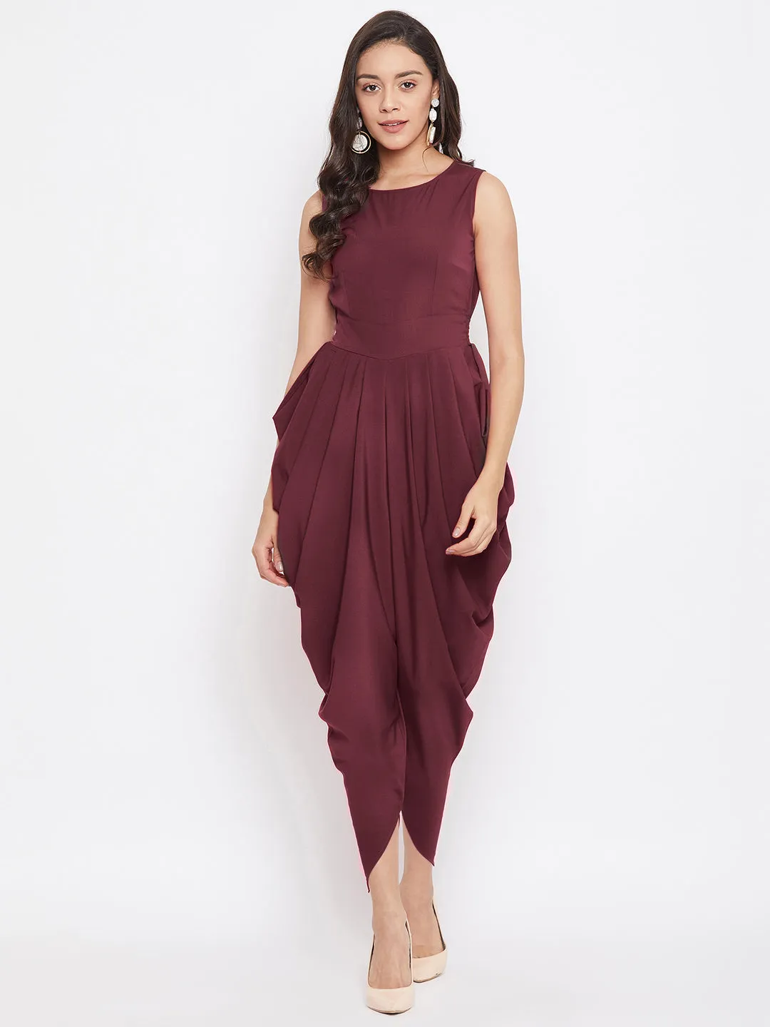 Elasticated Ethnic Dhoti Jumpsuit