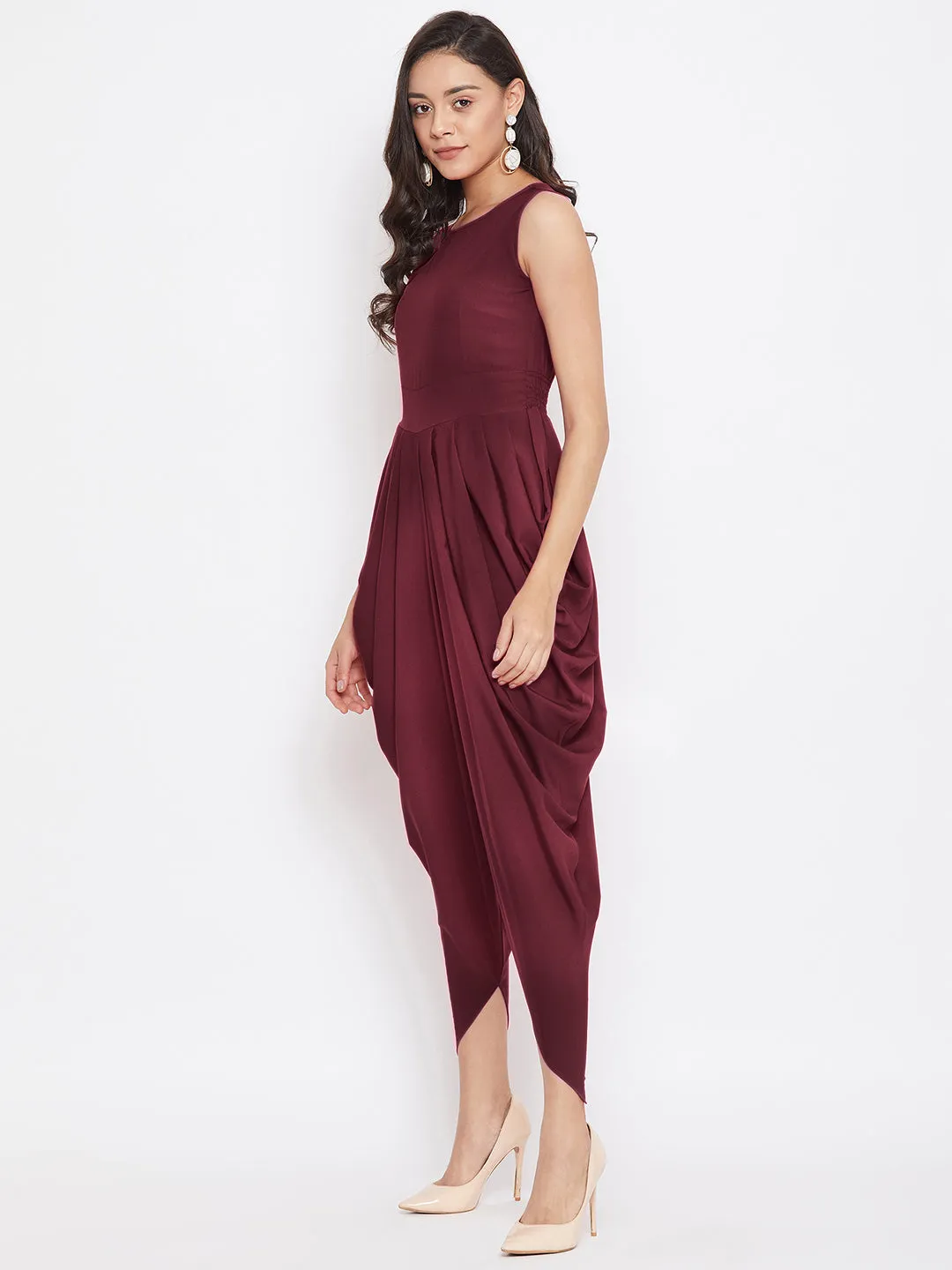 Elasticated Ethnic Dhoti Jumpsuit