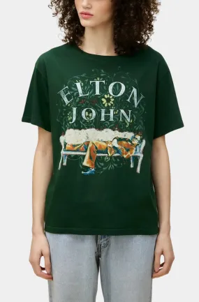 Elton John Floral Boyfriend Tee