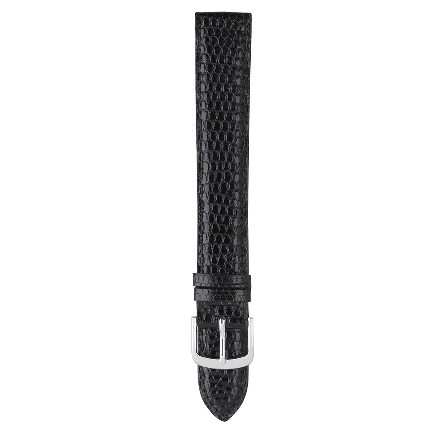 Extra Long Padded and Stitched Genuine Lizard Nubuck Watch Strap