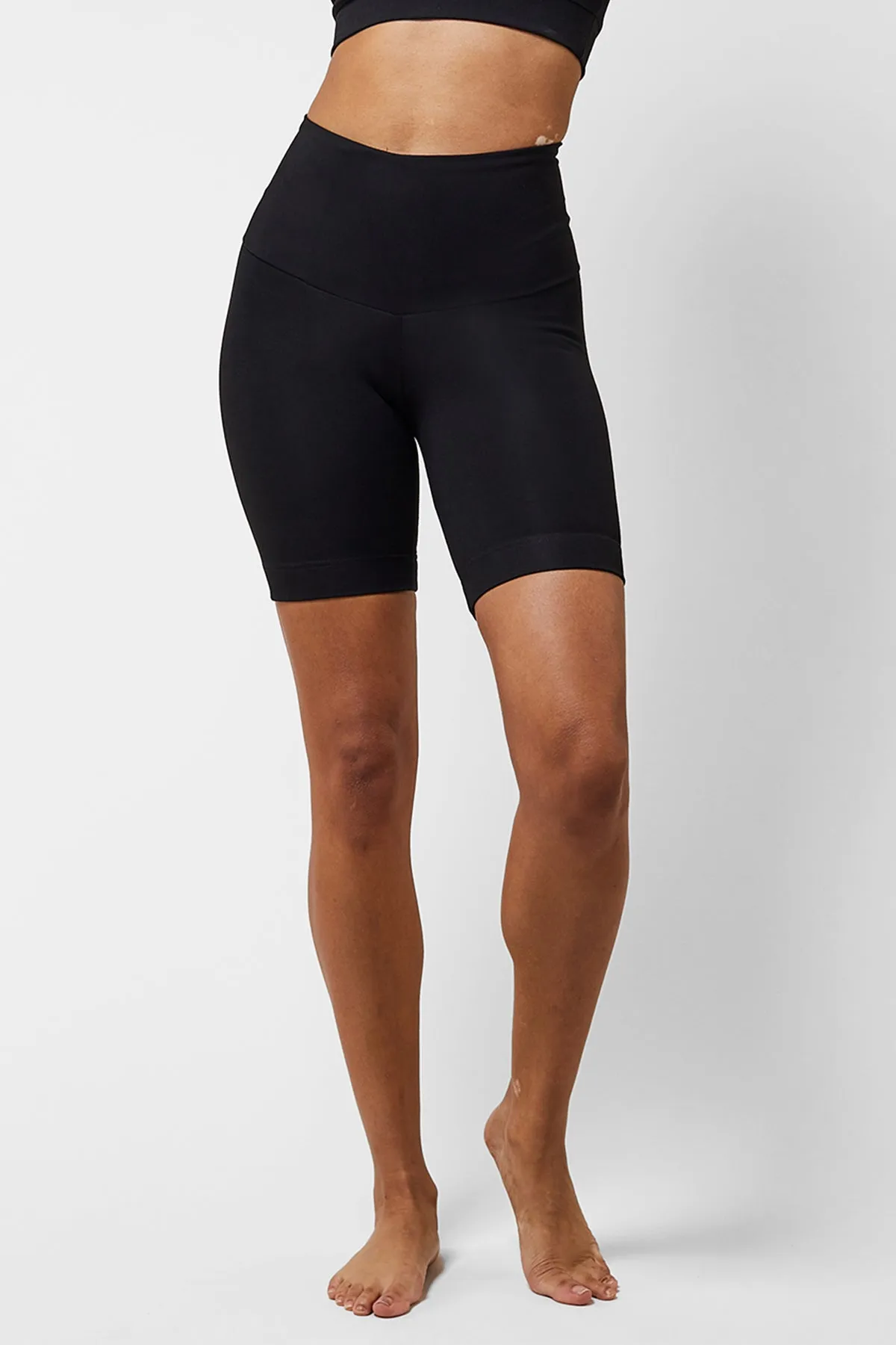 Extra Strong Compression Tummy Control Biker Shorts Black