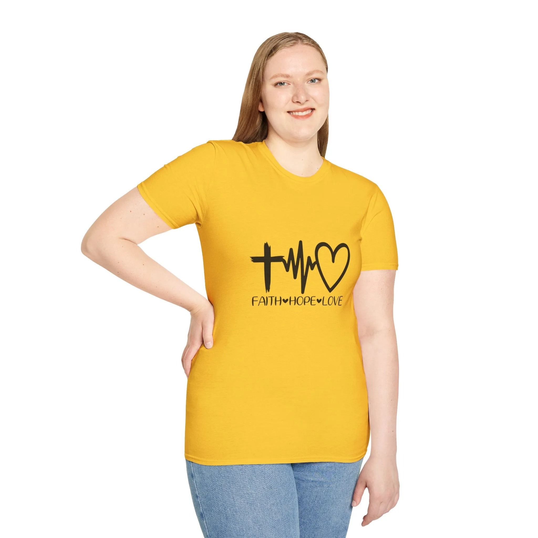 Faith Hope Love Unisex Softstyle T-Shirt