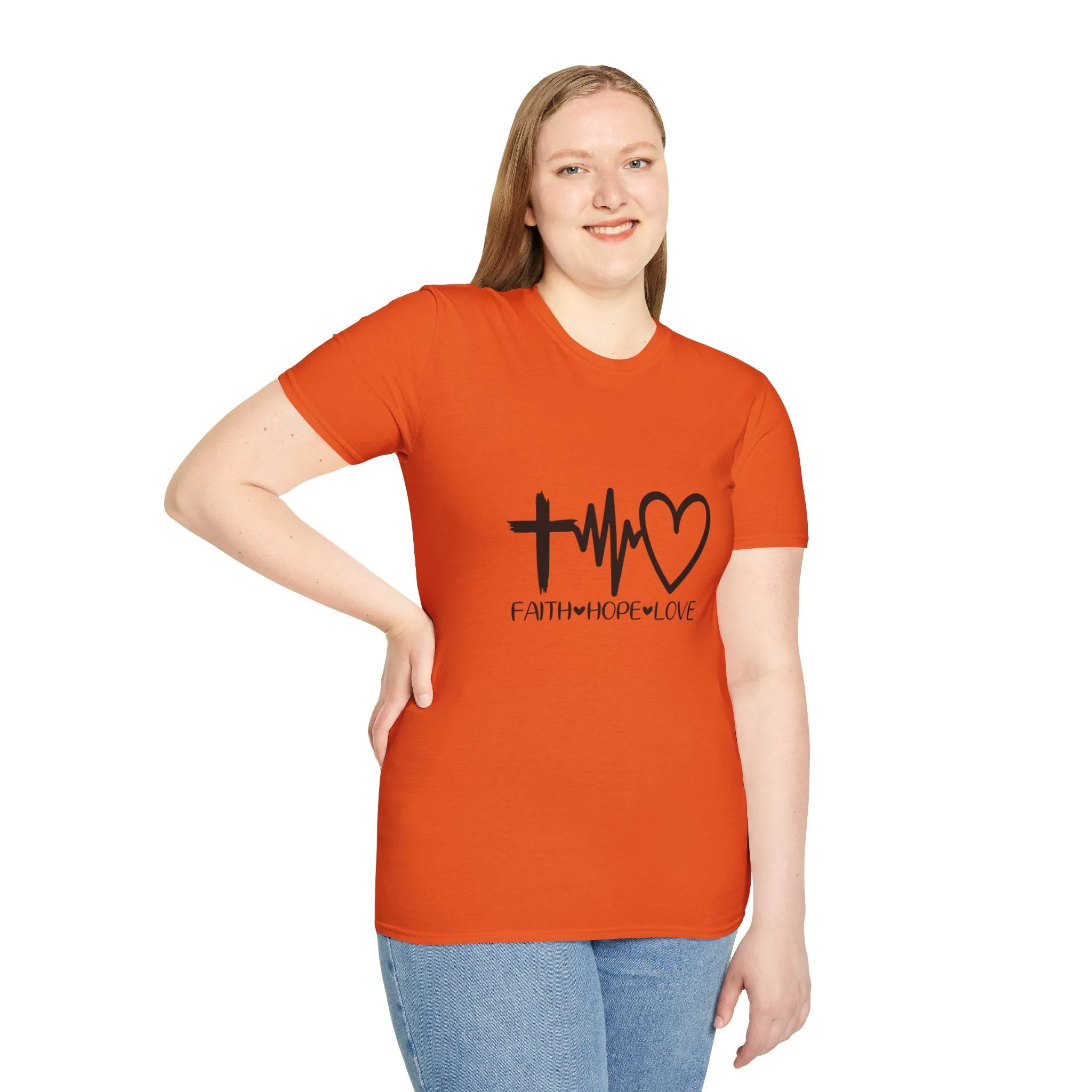 Faith Hope Love Unisex Softstyle T-Shirt