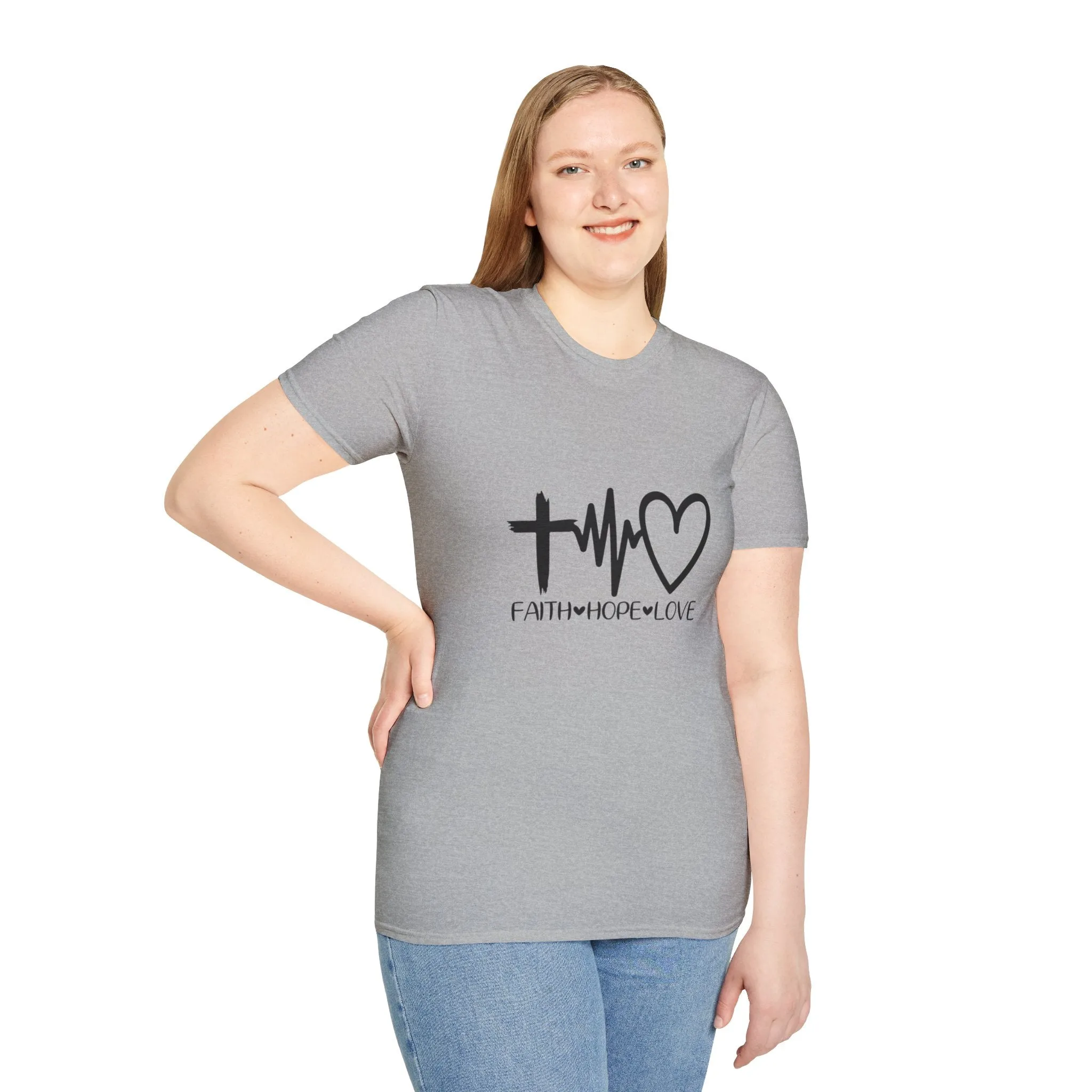 Faith Hope Love Unisex Softstyle T-Shirt