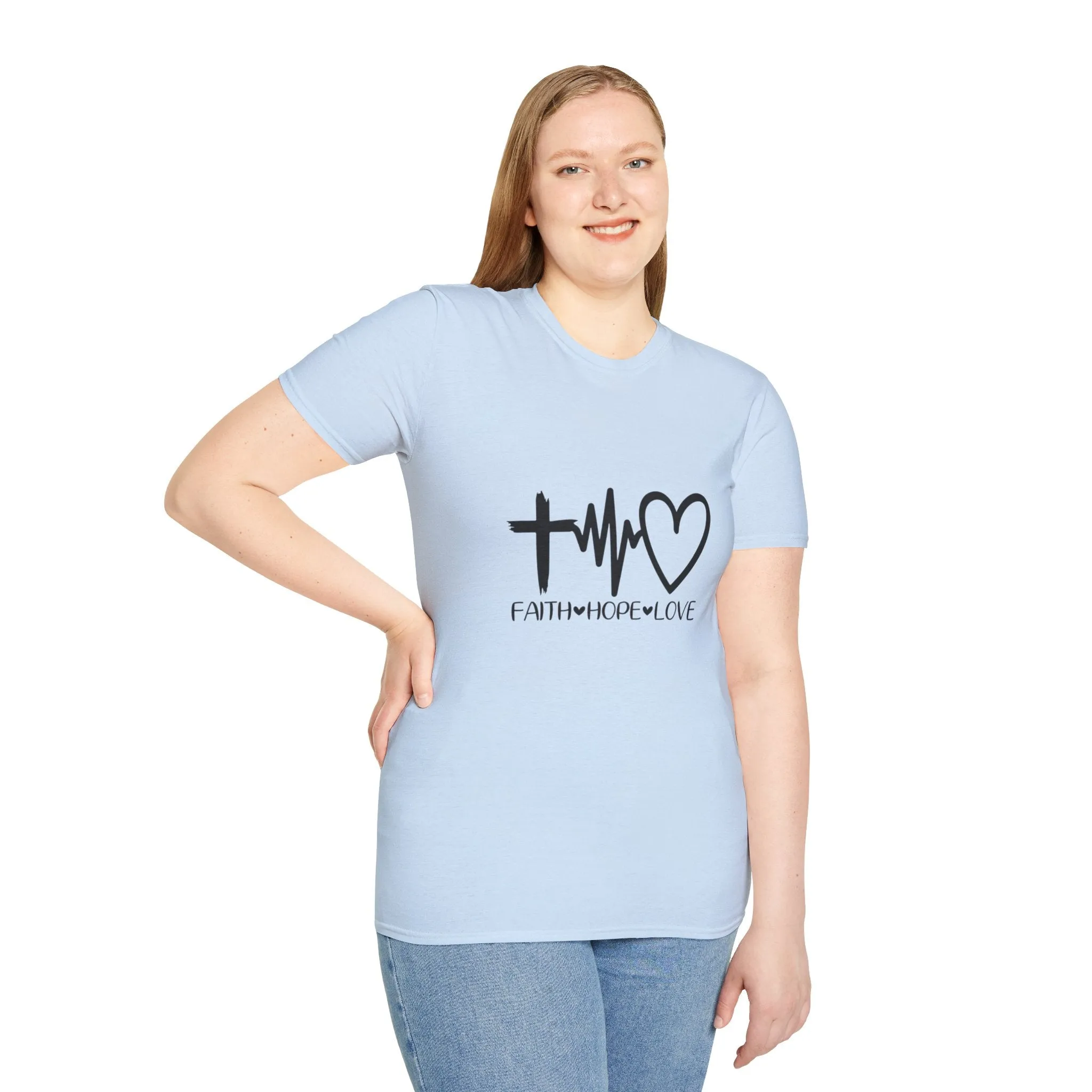 Faith Hope Love Unisex Softstyle T-Shirt