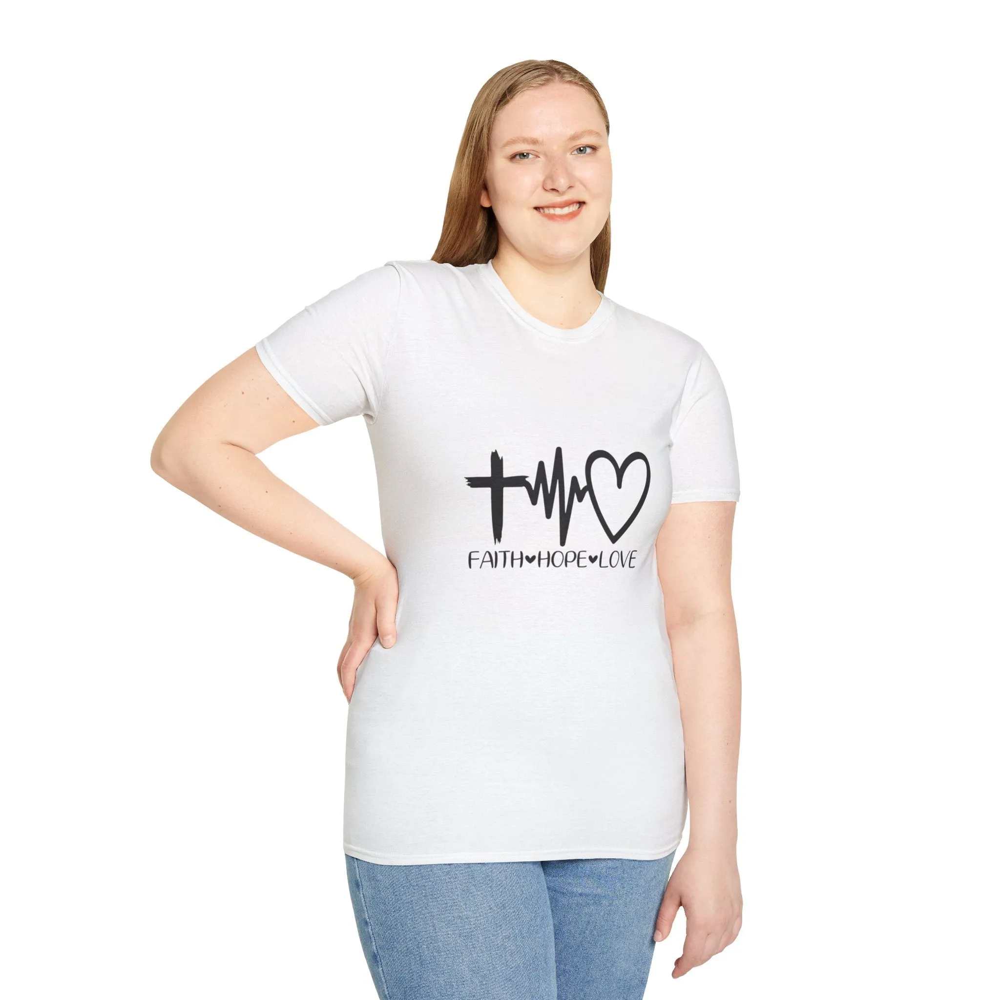 Faith Hope Love Unisex Softstyle T-Shirt