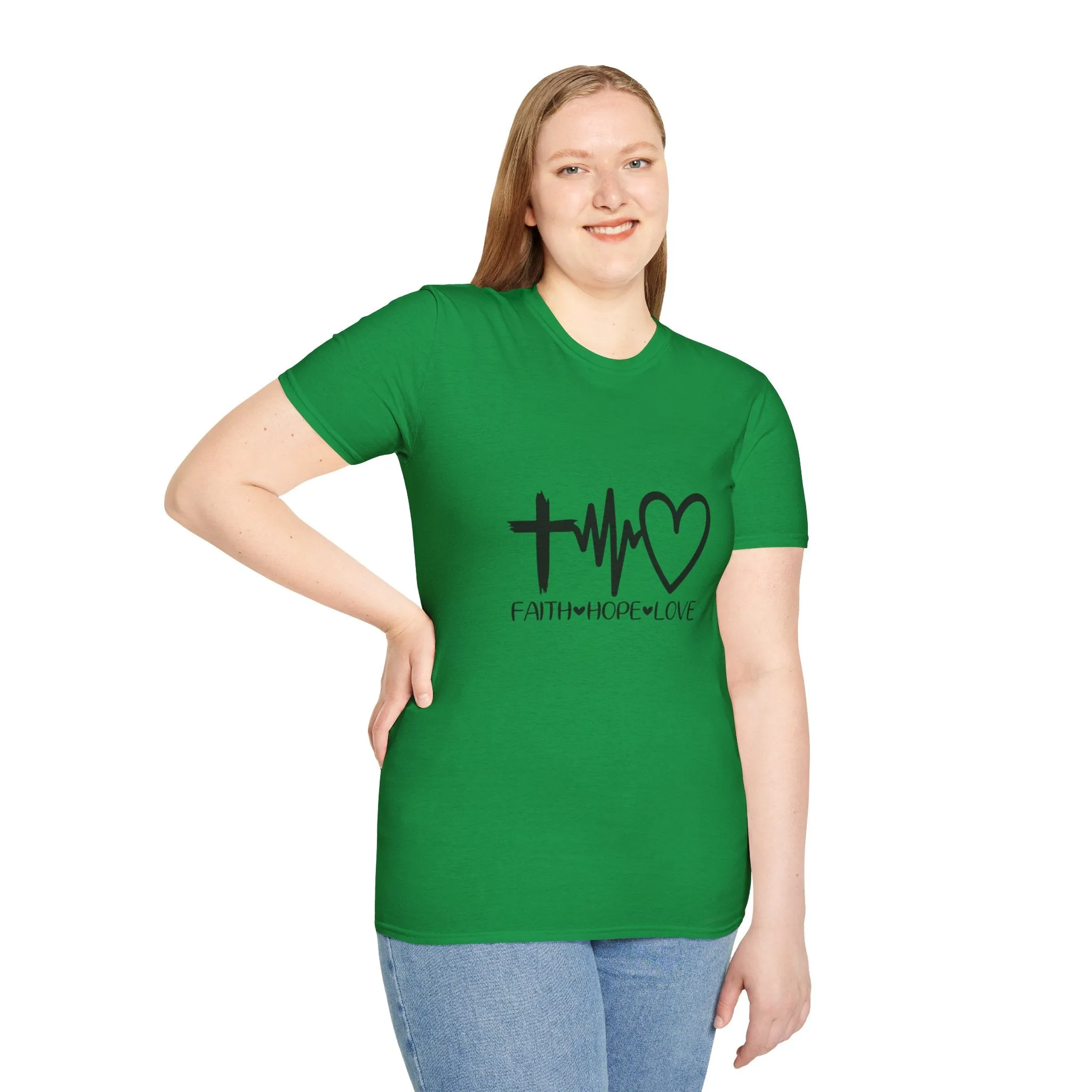 Faith Hope Love Unisex Softstyle T-Shirt