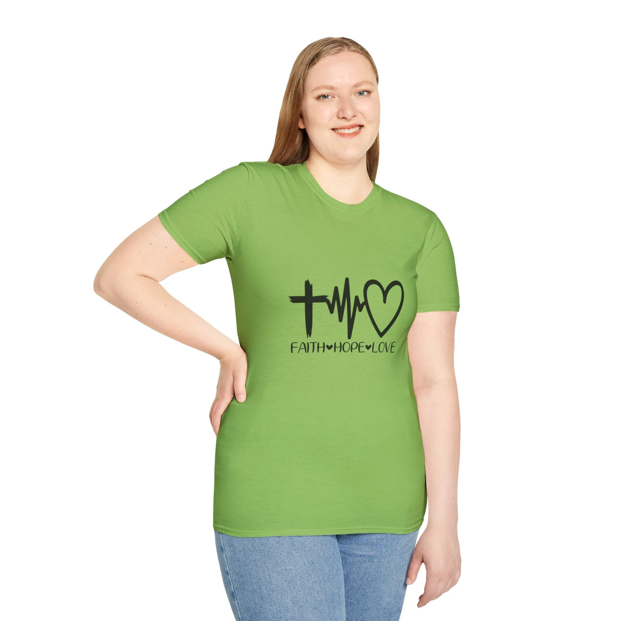 Faith Hope Love Unisex Softstyle T-Shirt