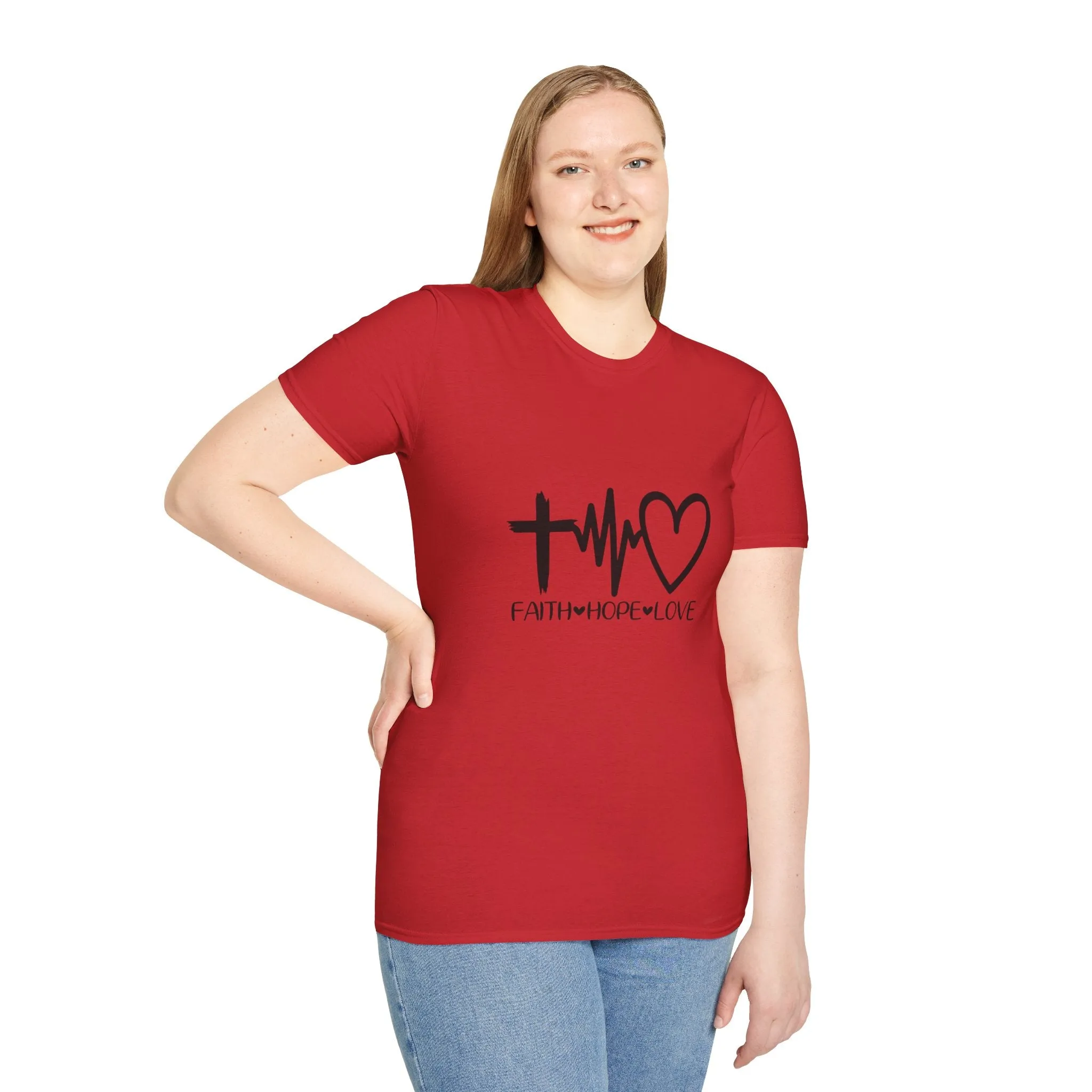 Faith Hope Love Unisex Softstyle T-Shirt