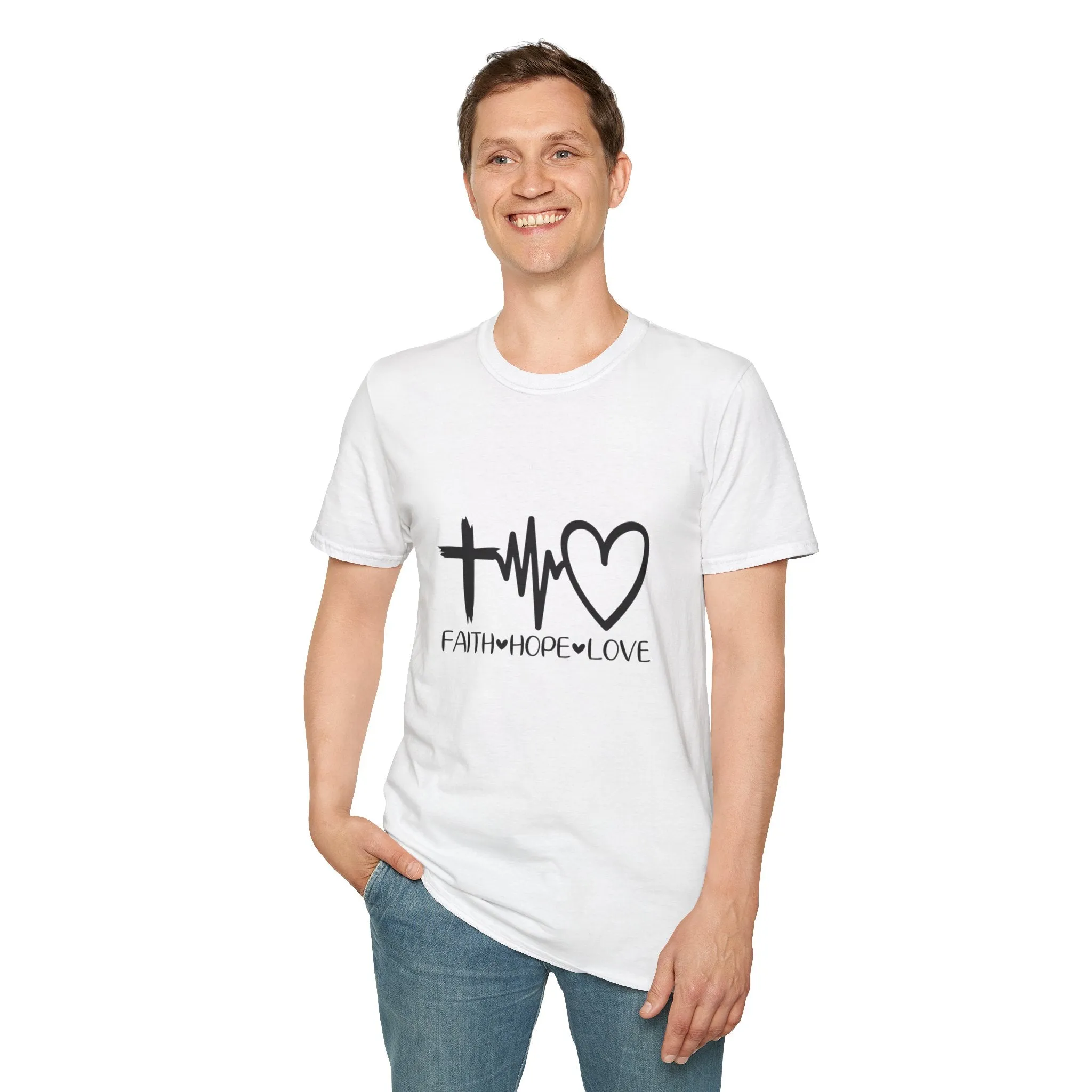 Faith Hope Love Unisex Softstyle T-Shirt