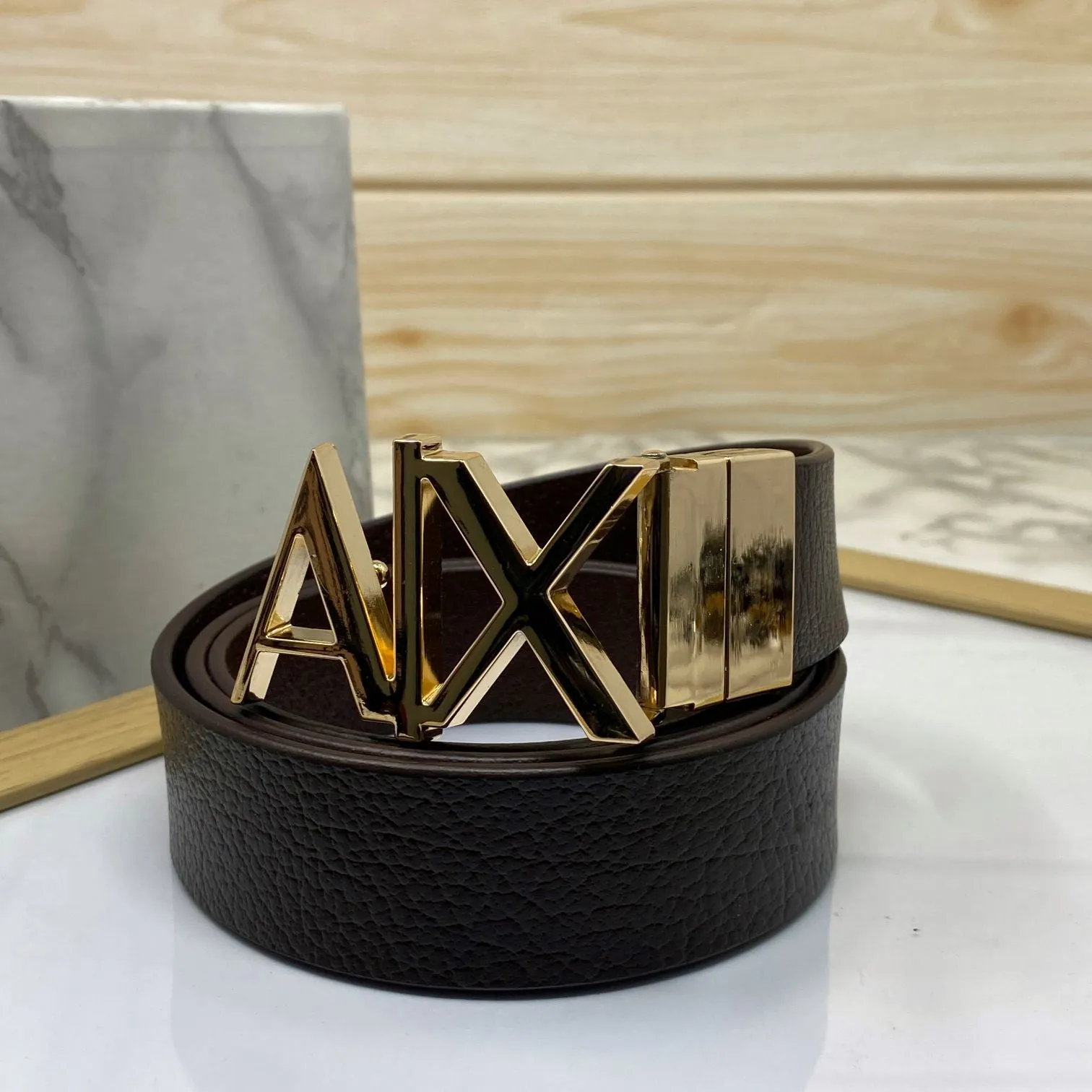 Fashionable AIX Leather Strap Belt -JonasParamount