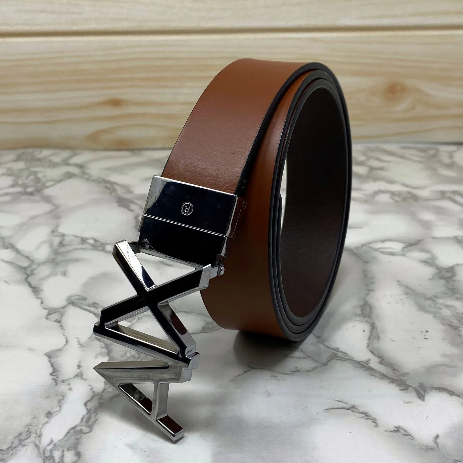 Fashionable AIX Leather Strap Belt -JonasParamount