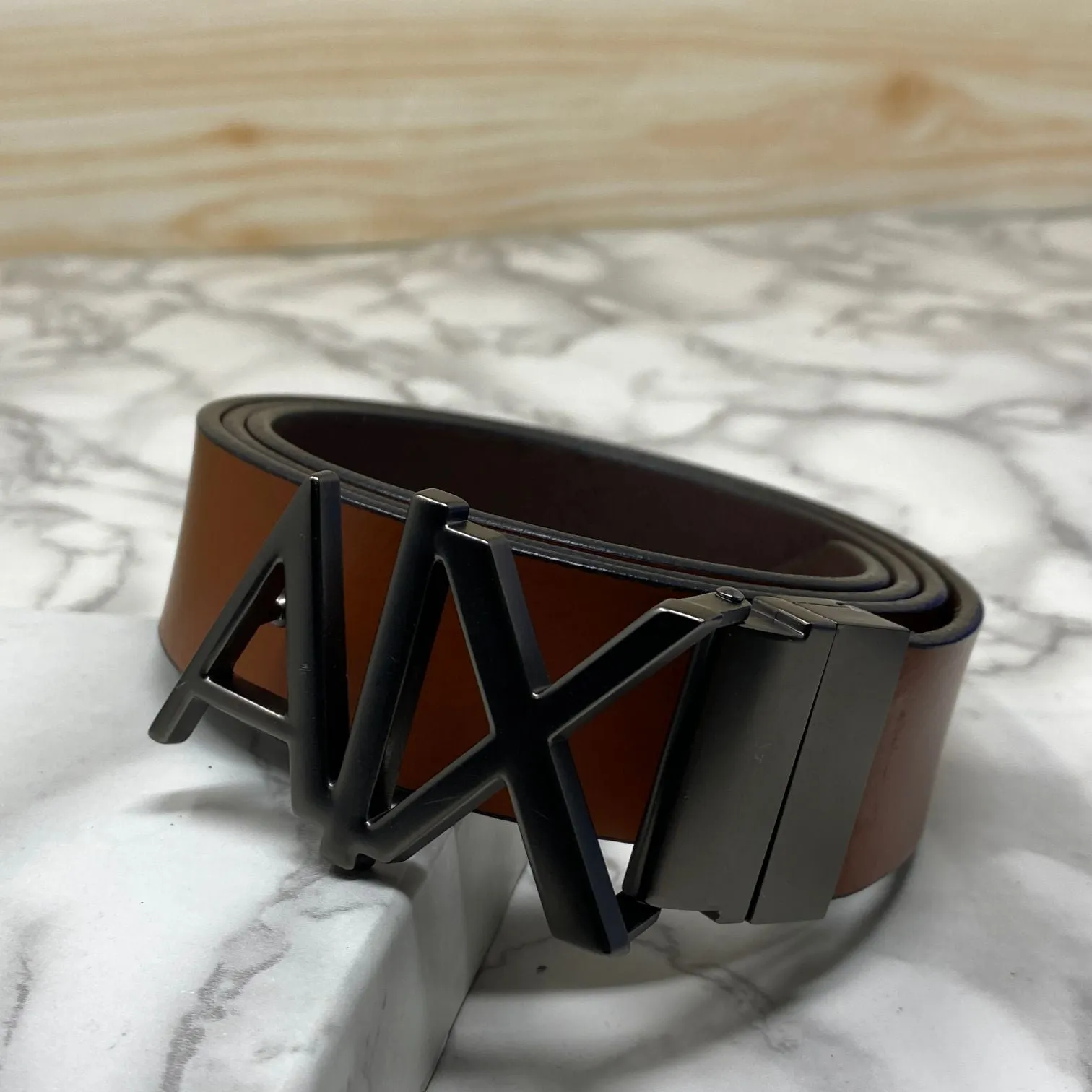 Fashionable AIX Leather Strap Belt -JonasParamount