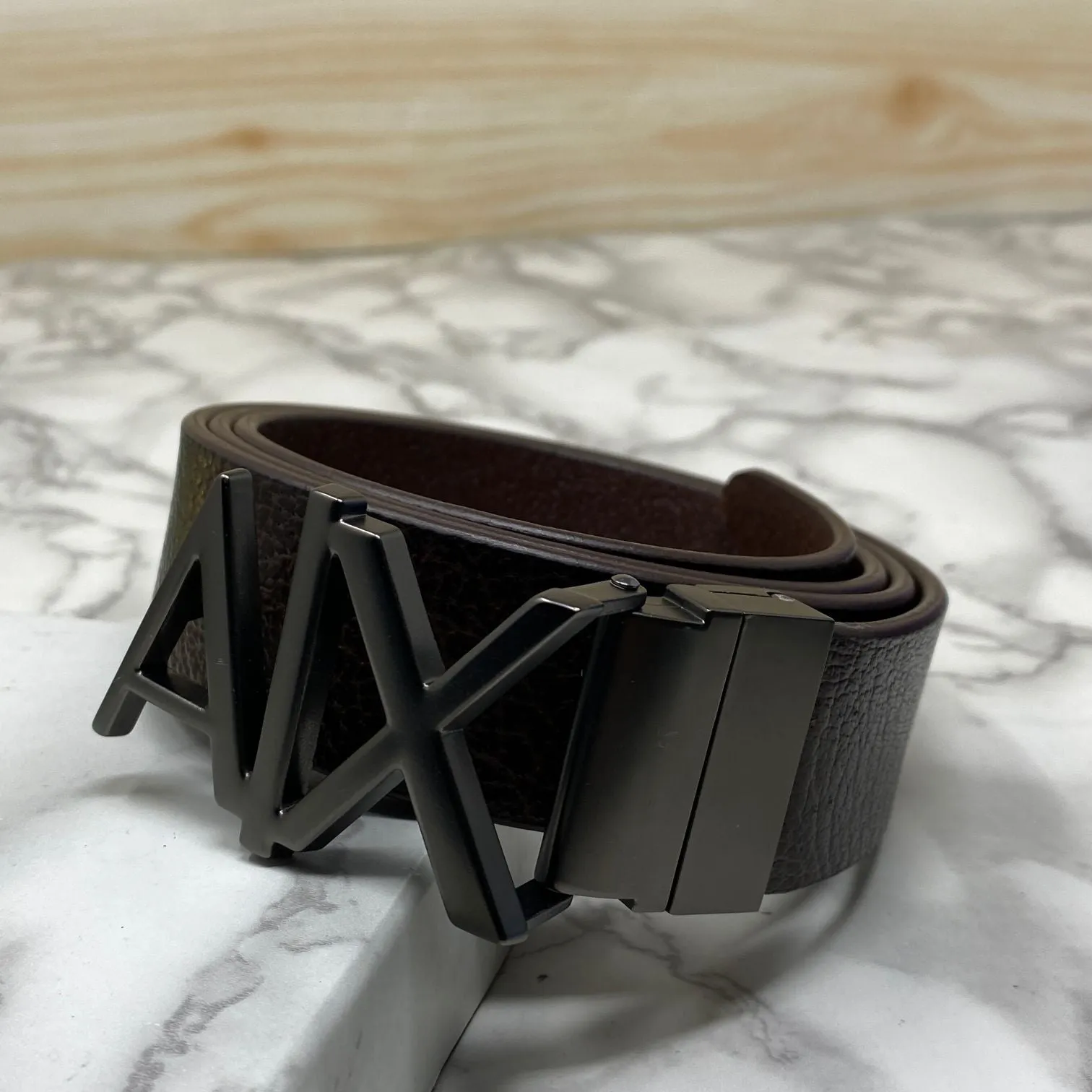 Fashionable AIX Leather Strap Belt -JonasParamount