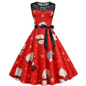 FashionSierra - 1950s Housewife Evening Party Women's Dress