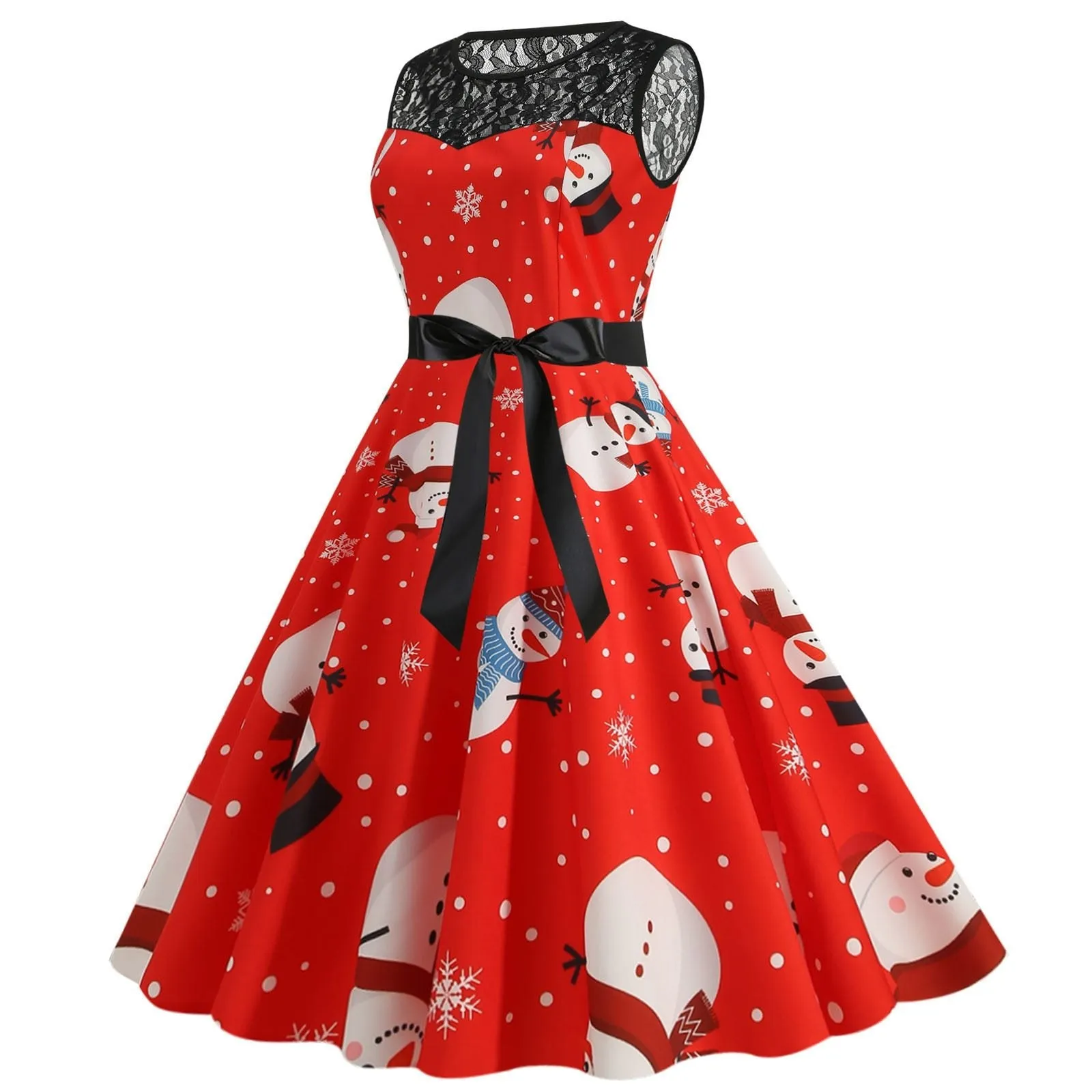 FashionSierra - 1950s Housewife Evening Party Women's Dress