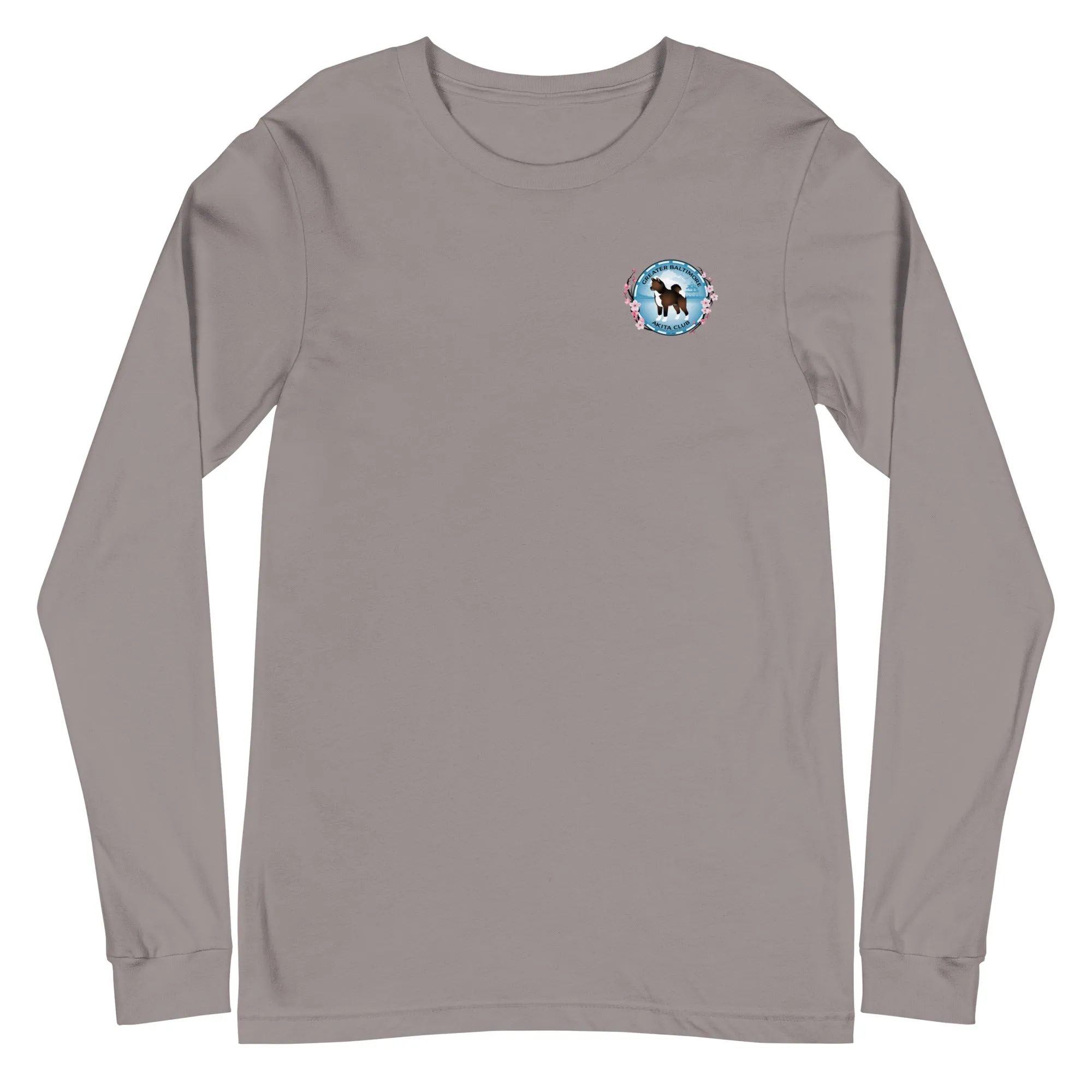 GBAC Logo Front/Back Unisex Long Sleeve Tee Bella   Canvas 3501