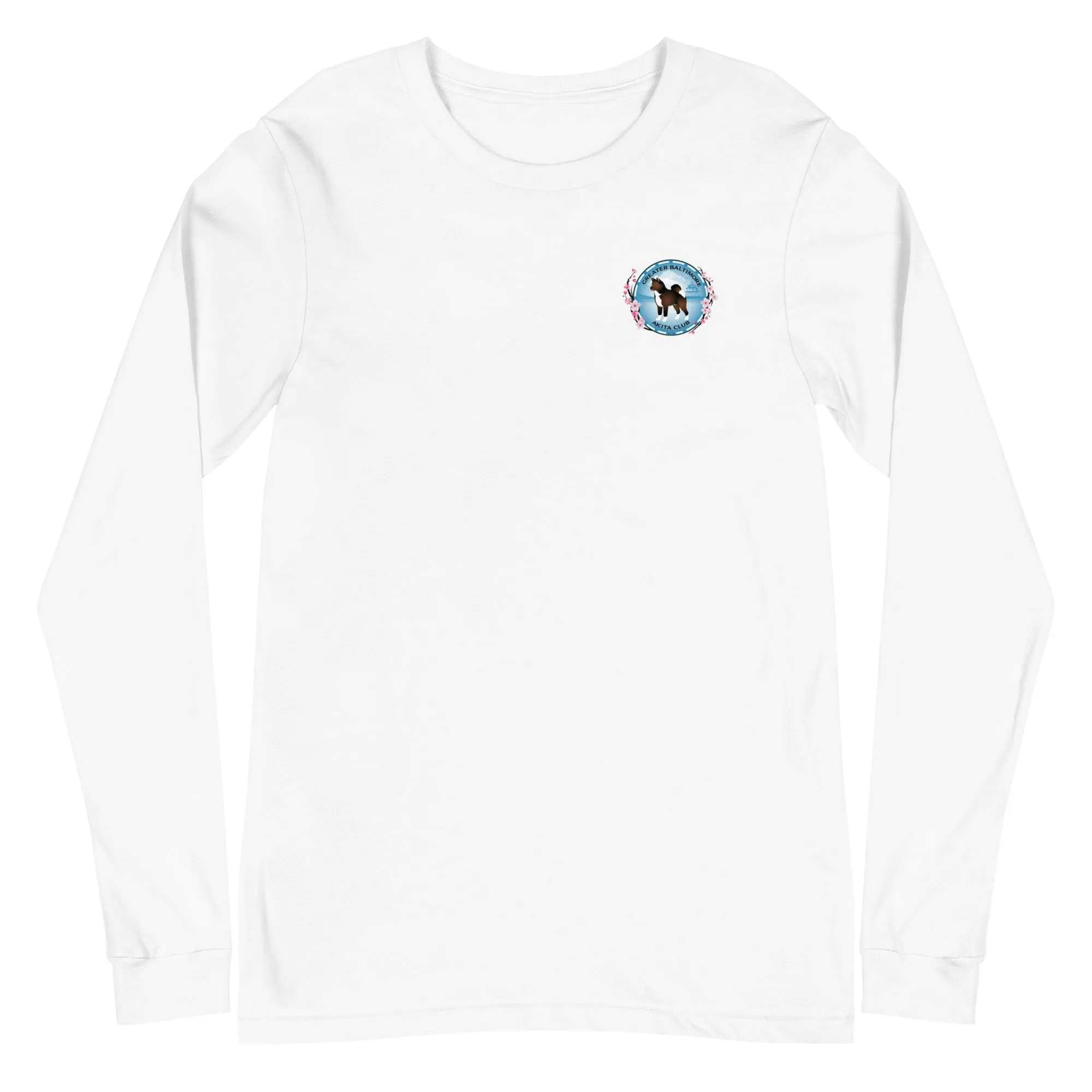 GBAC Logo Front/Back Unisex Long Sleeve Tee Bella   Canvas 3501