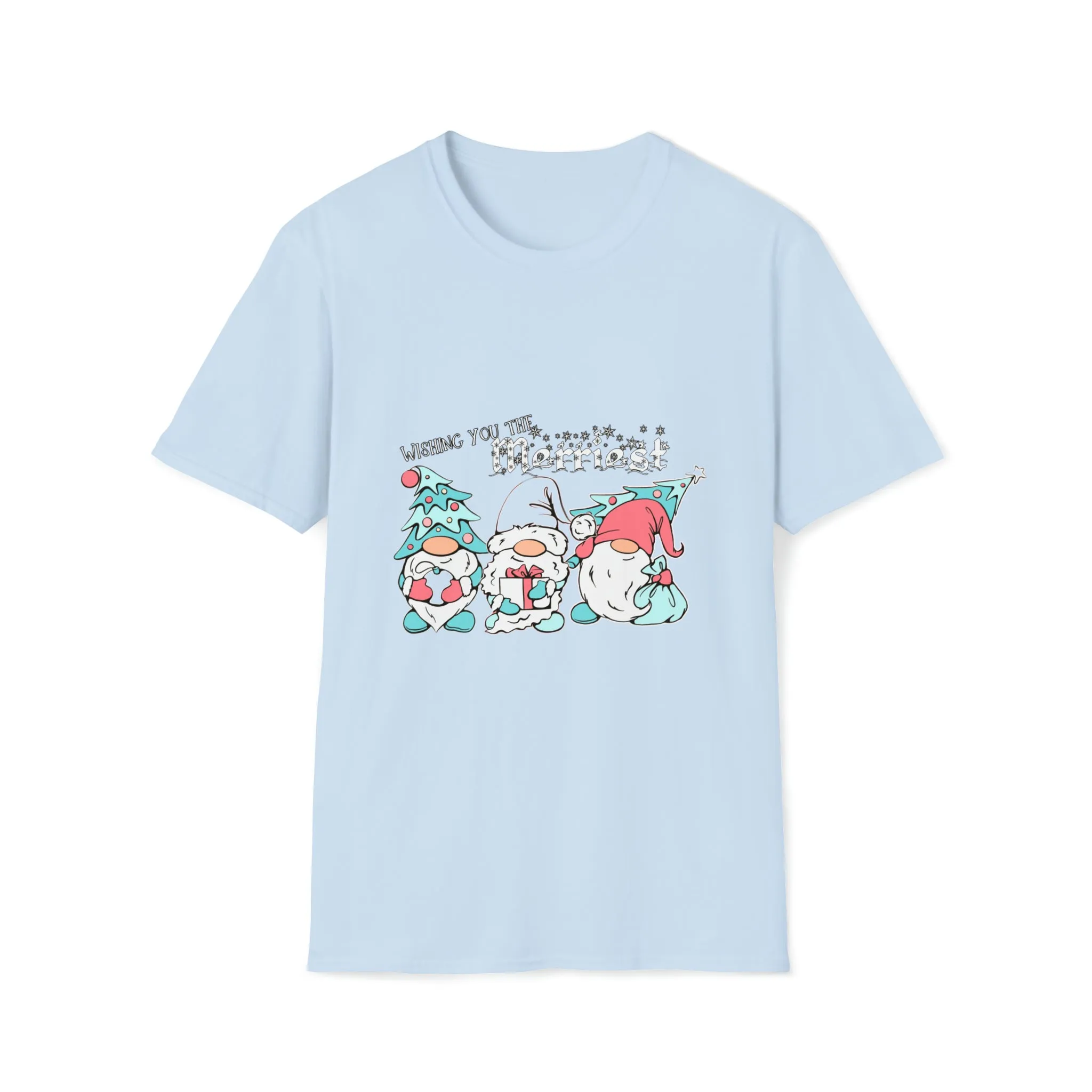 Gnome Christmas Unisex Softstyle T-Shirt