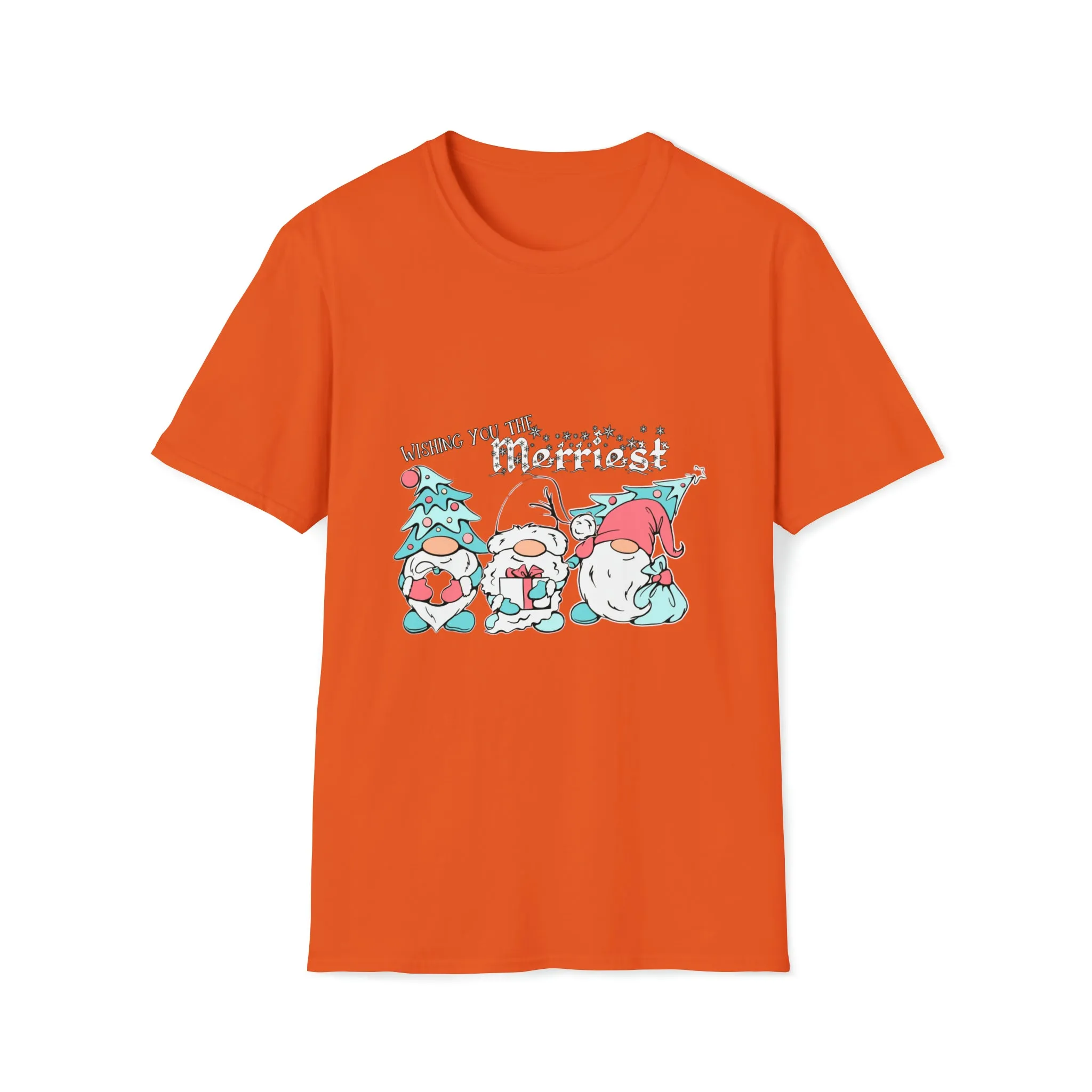 Gnome Christmas Unisex Softstyle T-Shirt