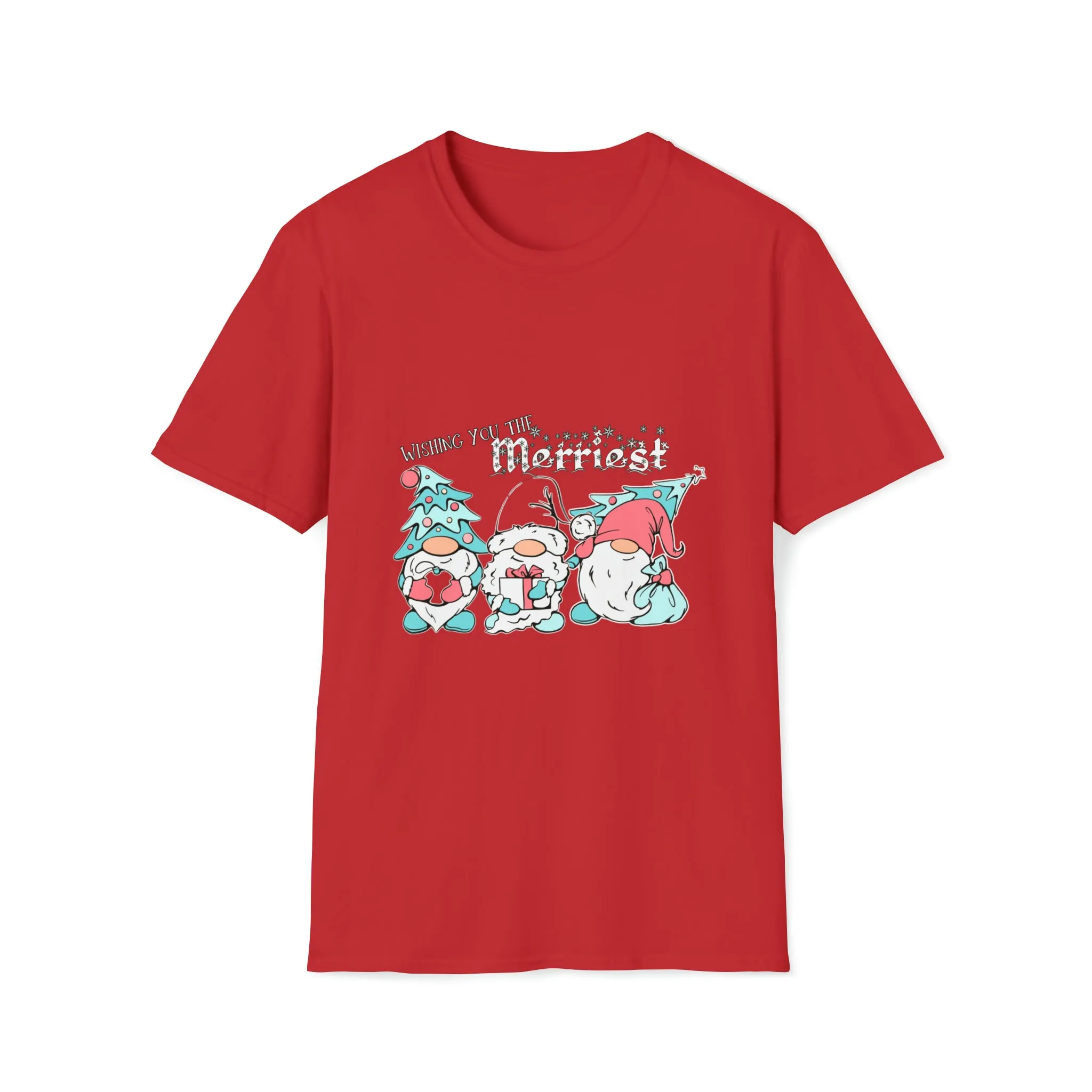 Gnome Christmas Unisex Softstyle T-Shirt