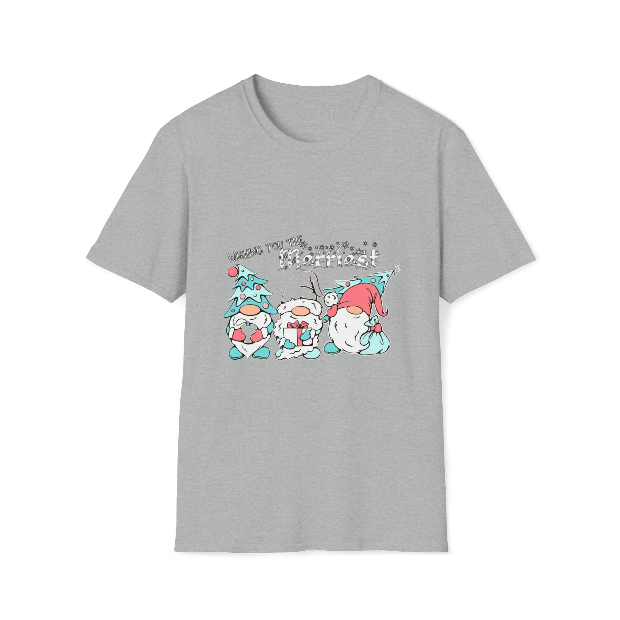 Gnome Christmas Unisex Softstyle T-Shirt