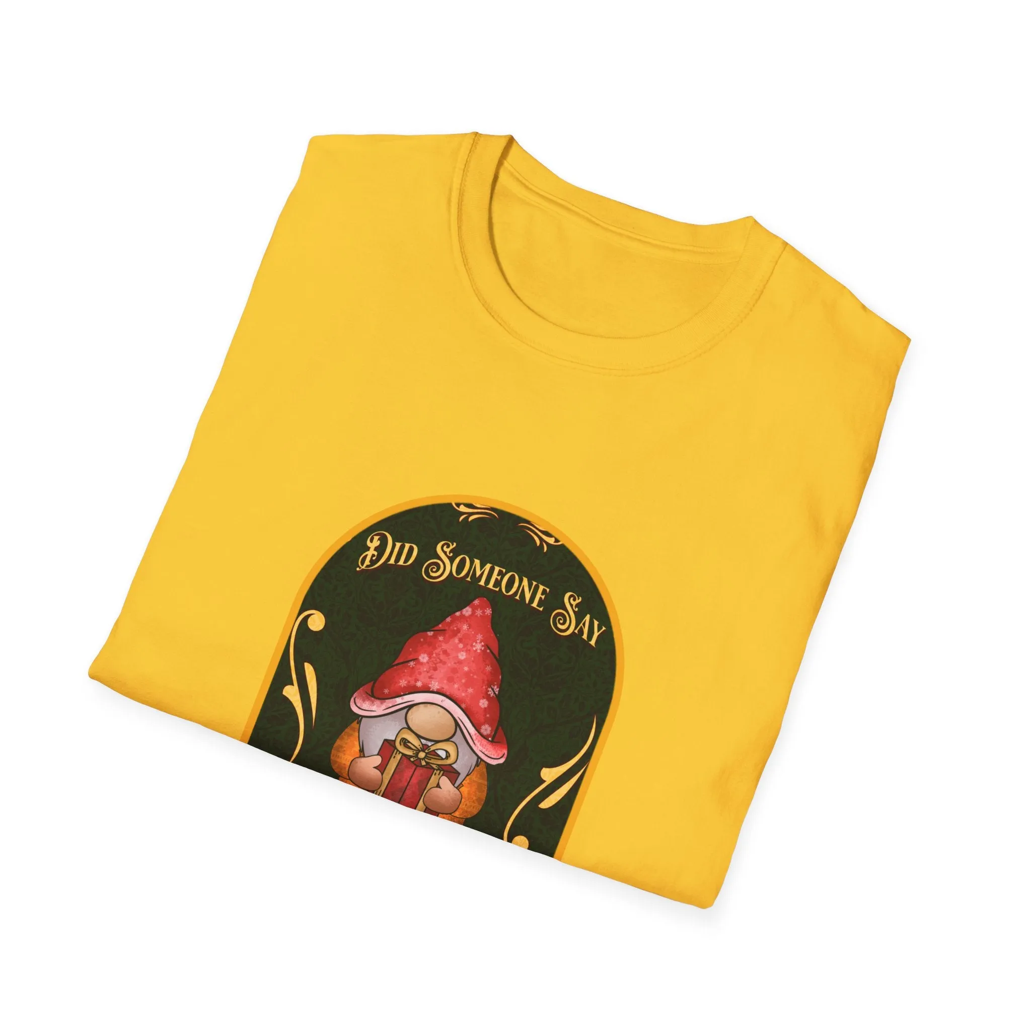 Gnome Presents Unisex Softstyle T-Shirt