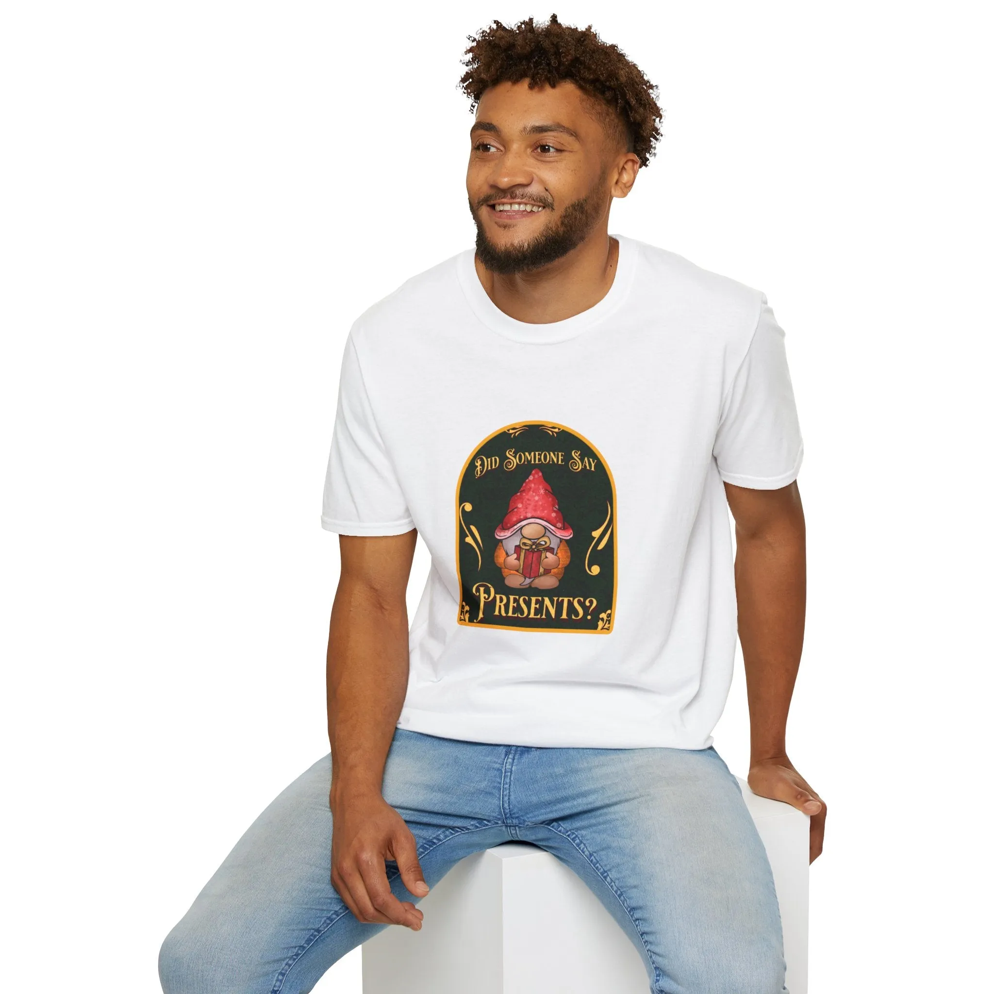 Gnome Presents Unisex Softstyle T-Shirt