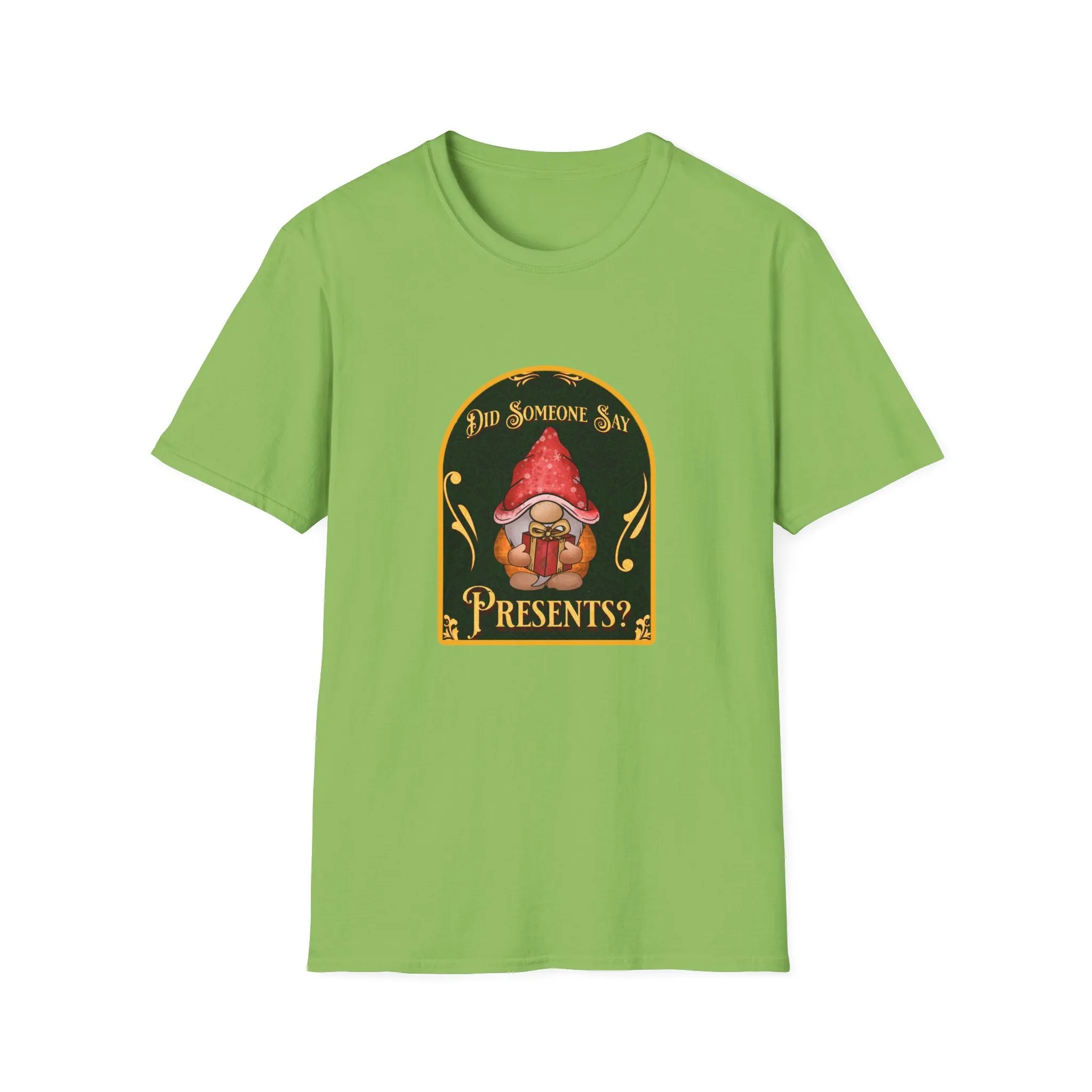 Gnome Presents Unisex Softstyle T-Shirt