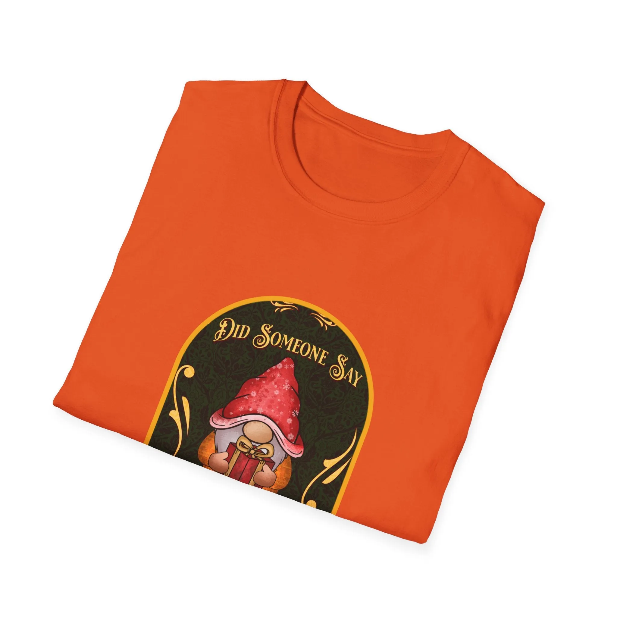 Gnome Presents Unisex Softstyle T-Shirt