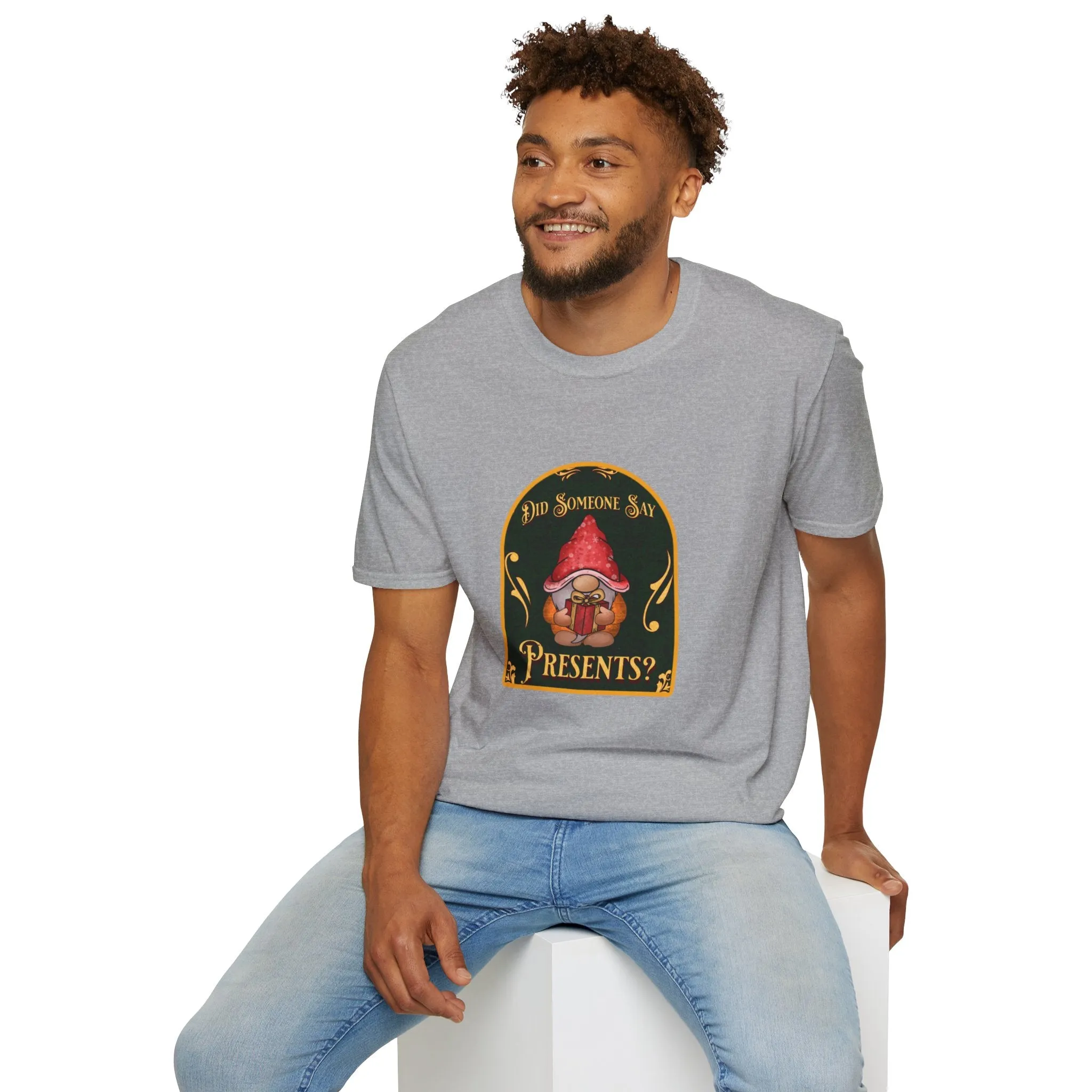 Gnome Presents Unisex Softstyle T-Shirt