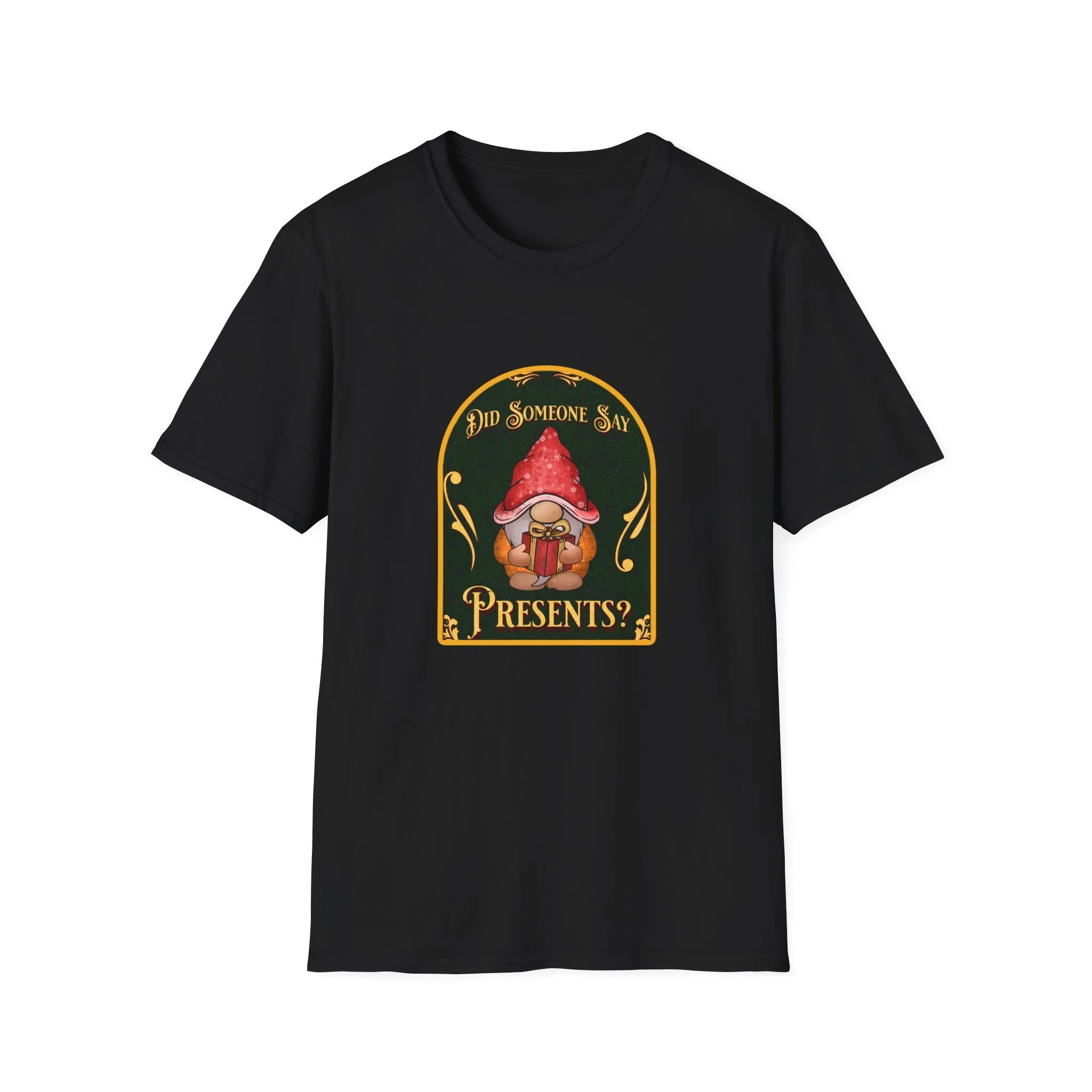 Gnome Presents Unisex Softstyle T-Shirt