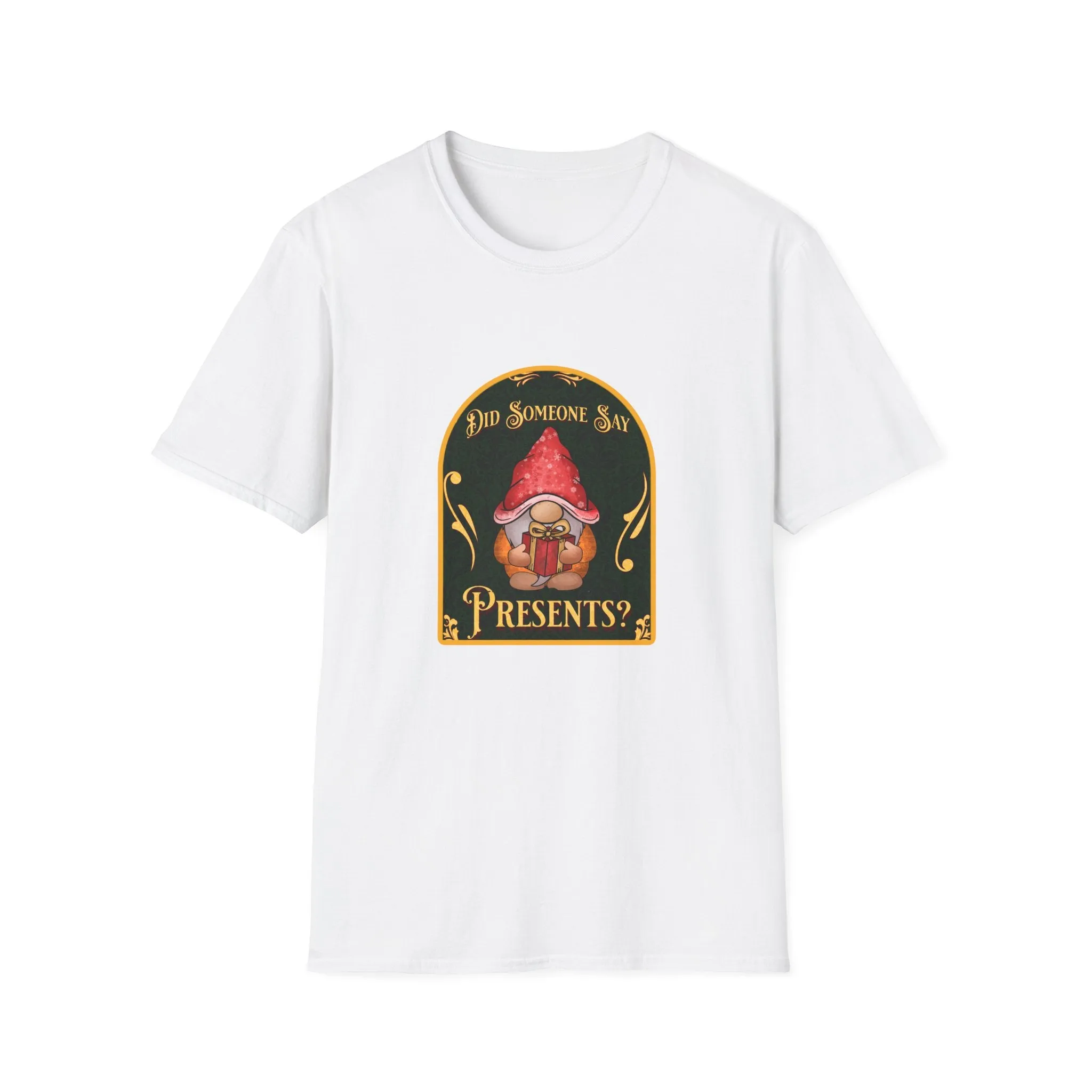 Gnome Presents Unisex Softstyle T-Shirt