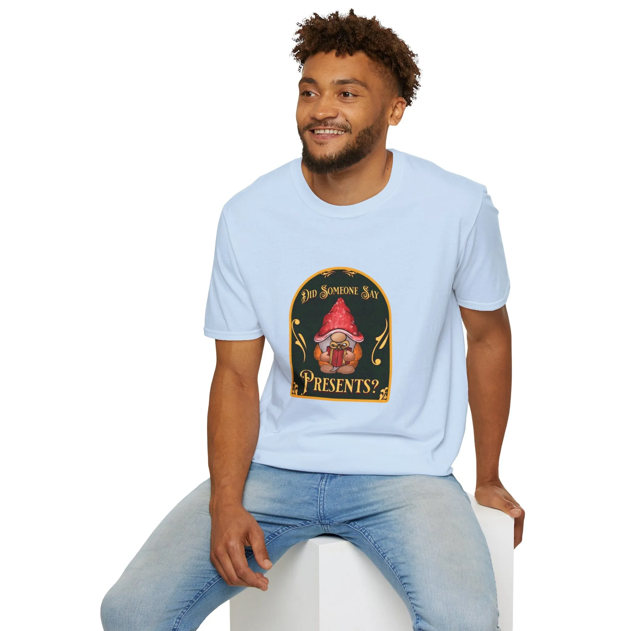 Gnome Presents Unisex Softstyle T-Shirt