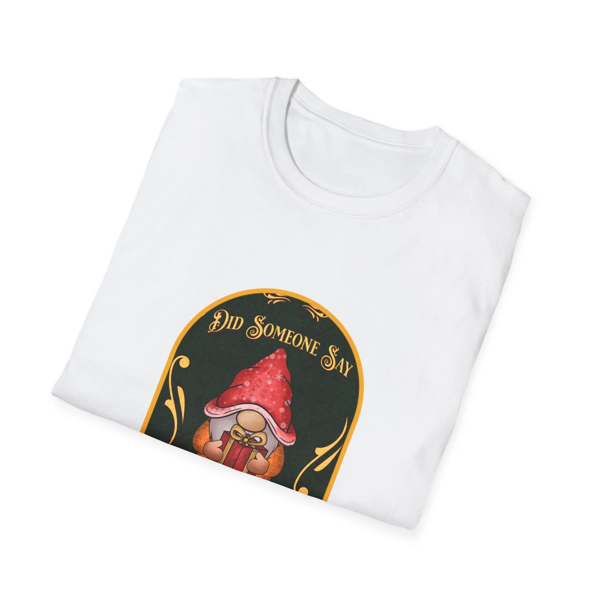 Gnome Presents Unisex Softstyle T-Shirt