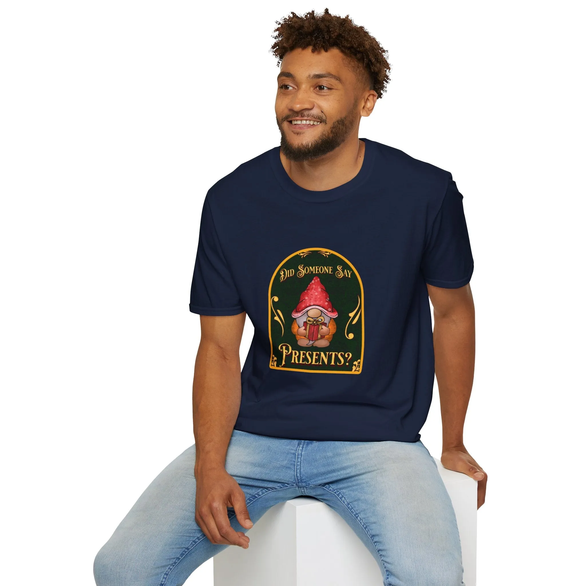 Gnome Presents Unisex Softstyle T-Shirt