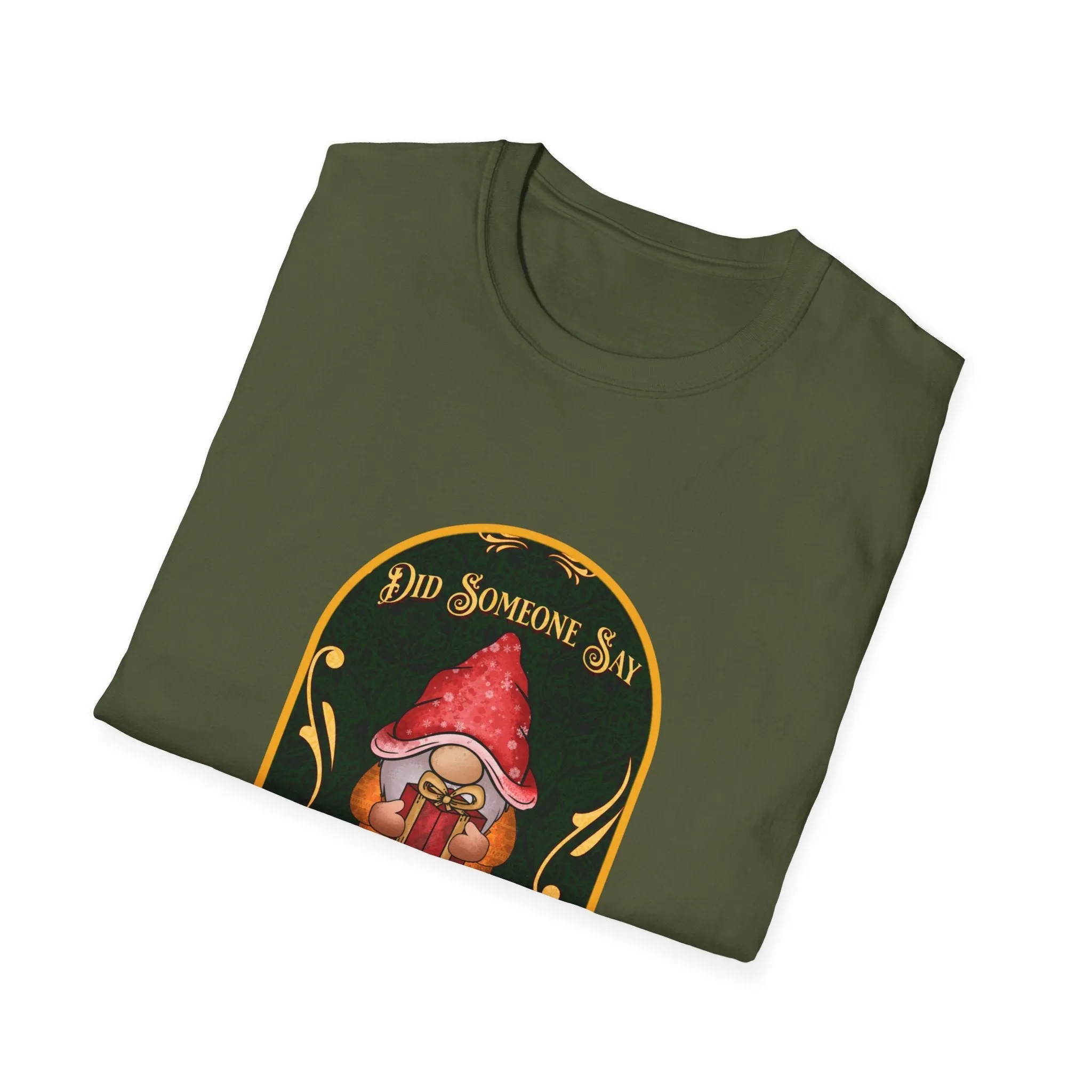 Gnome Presents Unisex Softstyle T-Shirt